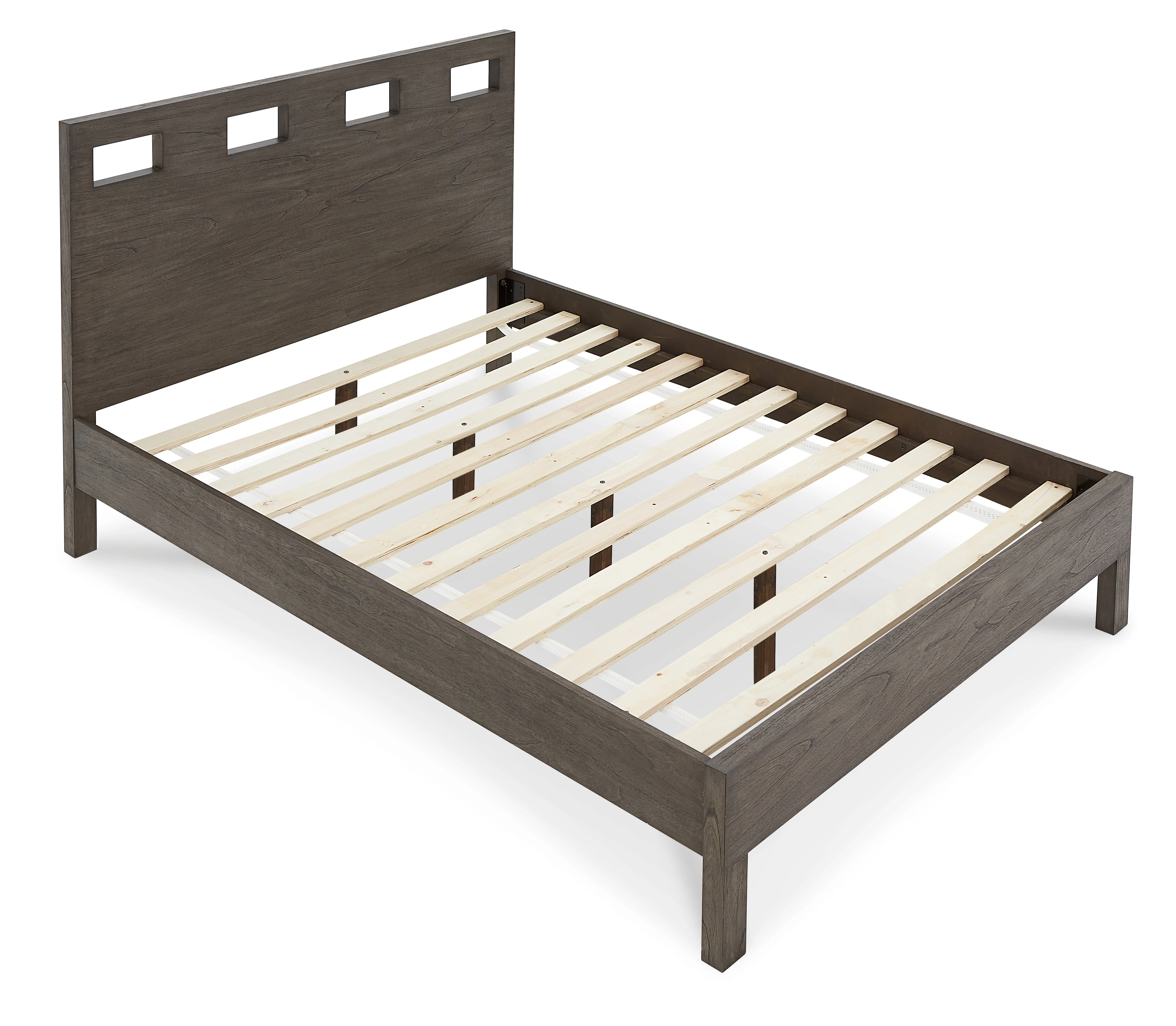 Riva Wood California King Bed in Sharkskin - Image 8