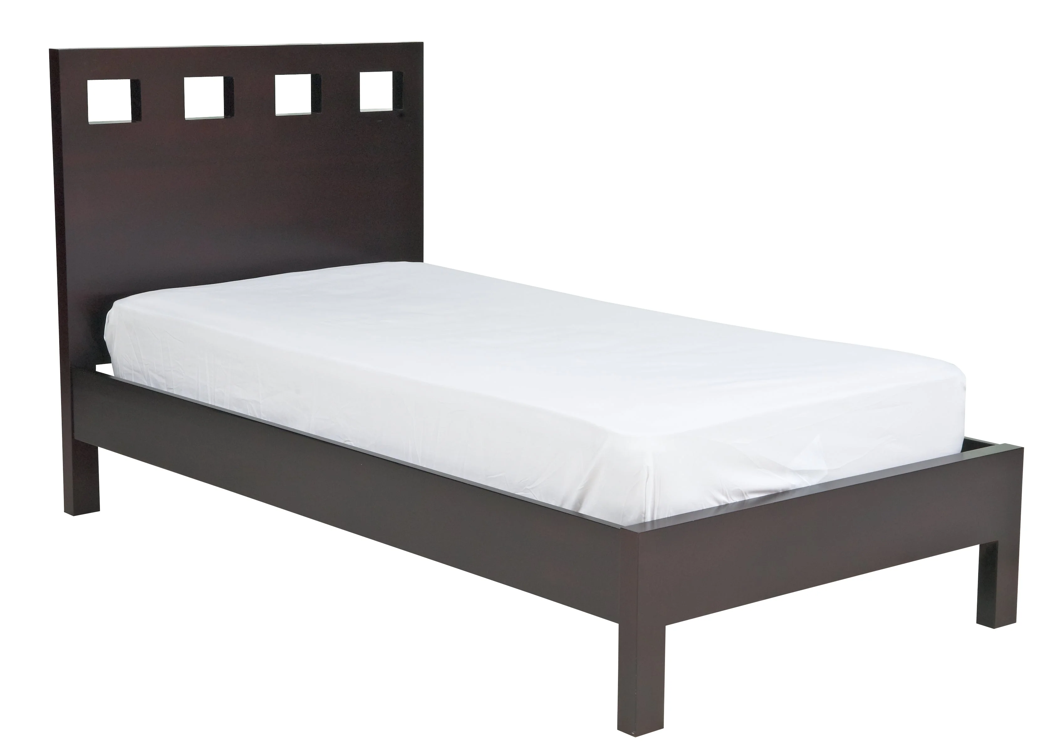 Riva Wood California King Platform Bed in Espresso - Image 6