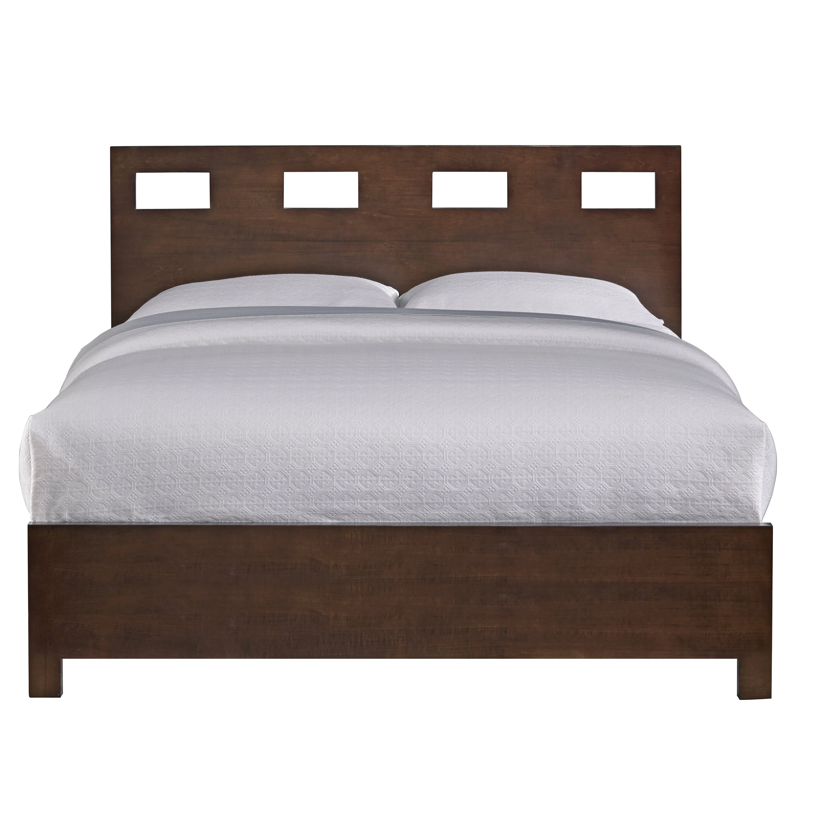 Riva Wood Eastern King Storage Bed in Chocolate Brown - Image 4