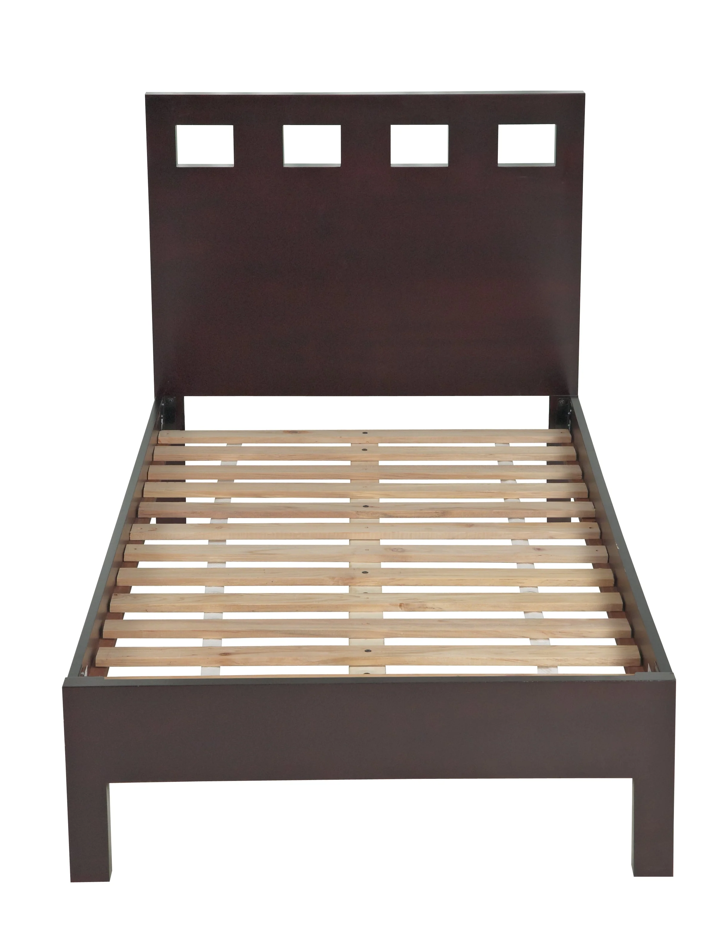 Riva Wood Queen Platform Bed in Espresso - Image 9