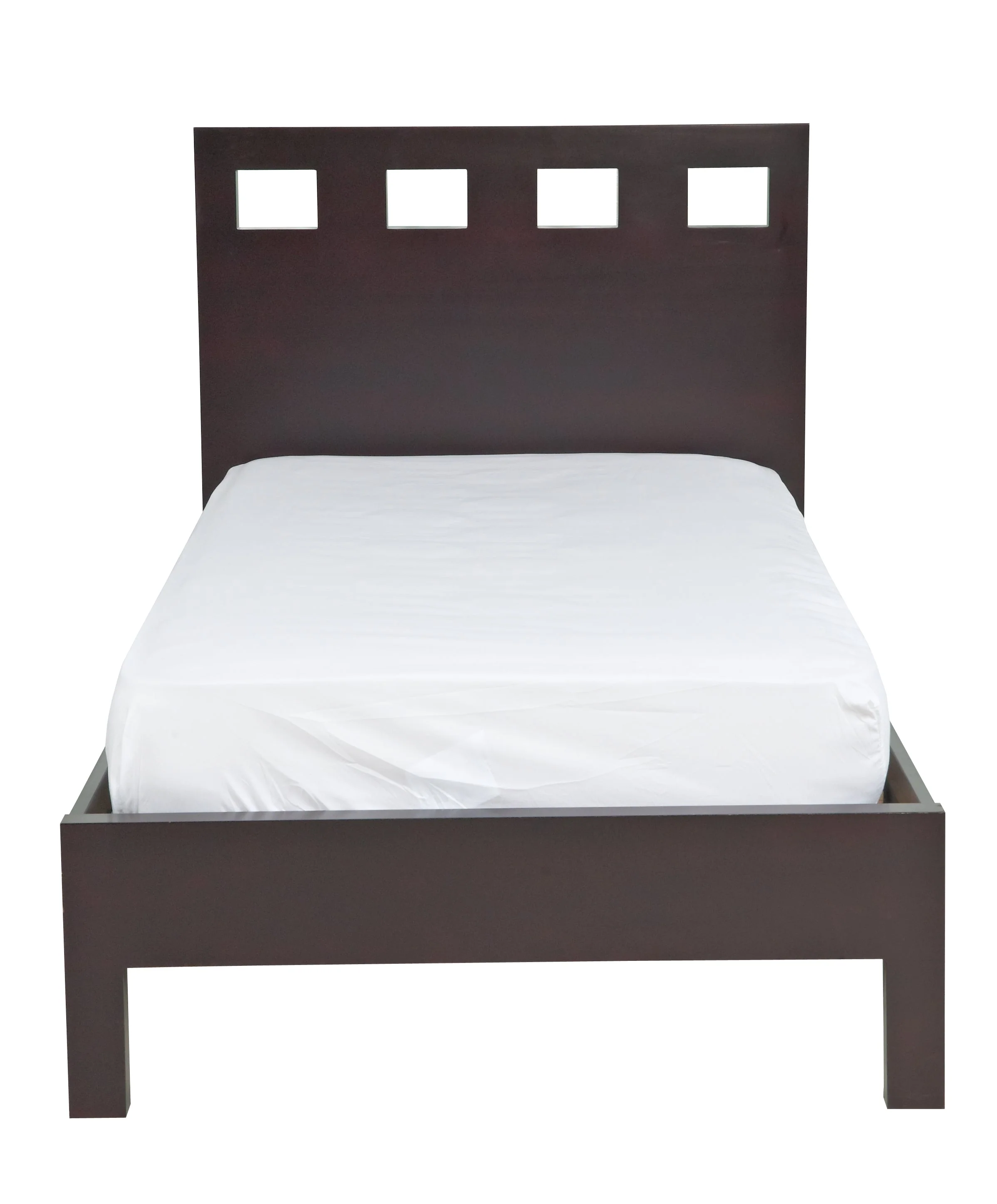 Riva Wood Twin Platform Bed in Espresso - Image 7