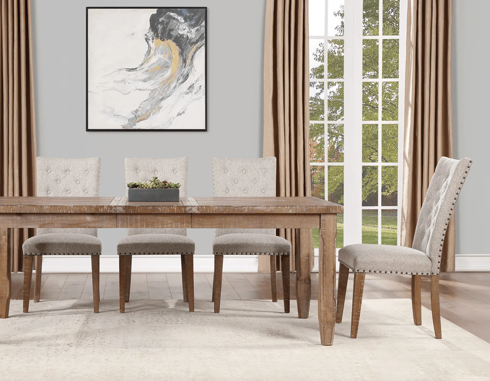 Riverdale 64-80-inch Dining Table - Image 5