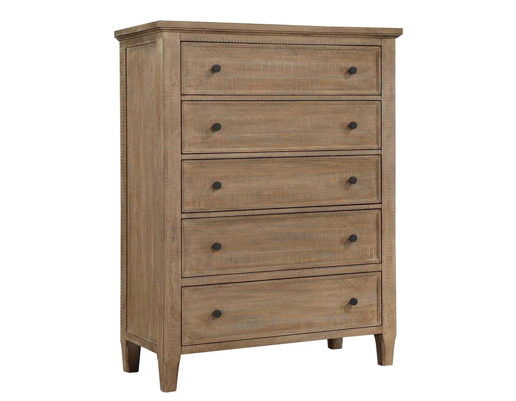 Riverdale Driftwood 4-Piece Queen Storage Platform Bedroom Set - Image 17