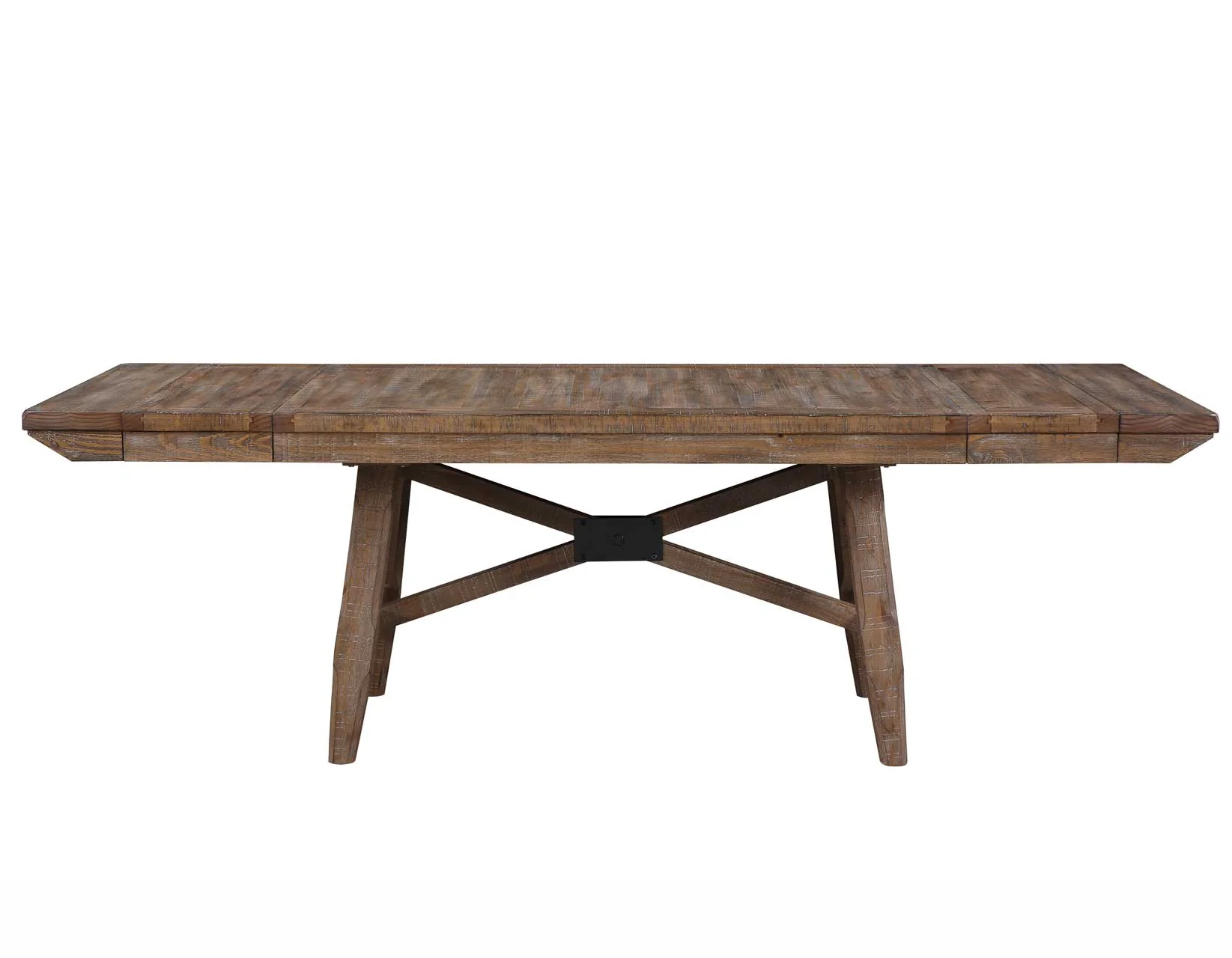 Riverdale Oatmeal/Driftwood Trestle Dining Room Set - Image 5