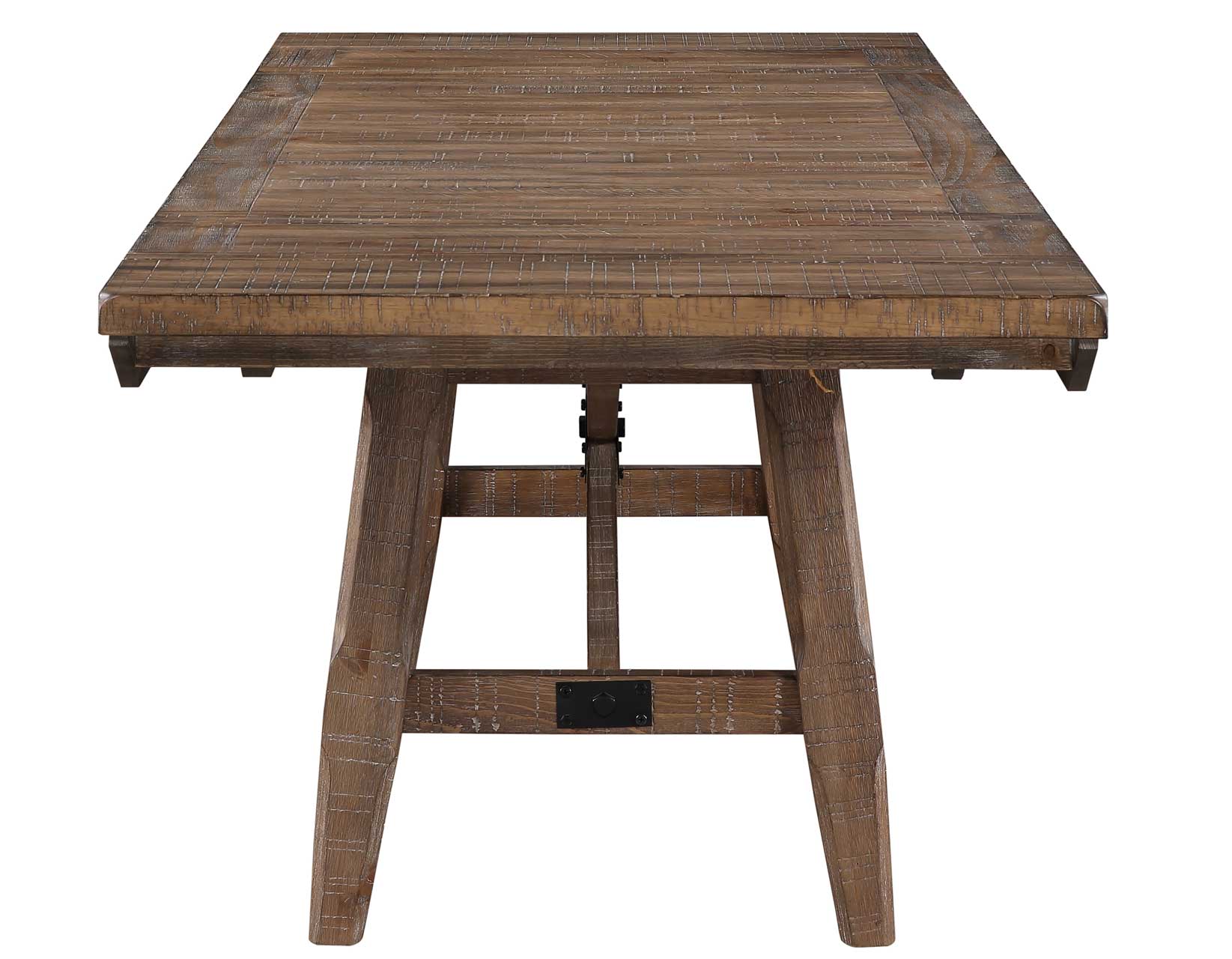 Riverdale Oatmeal/Driftwood Trestle Dining Room Set - Image 6