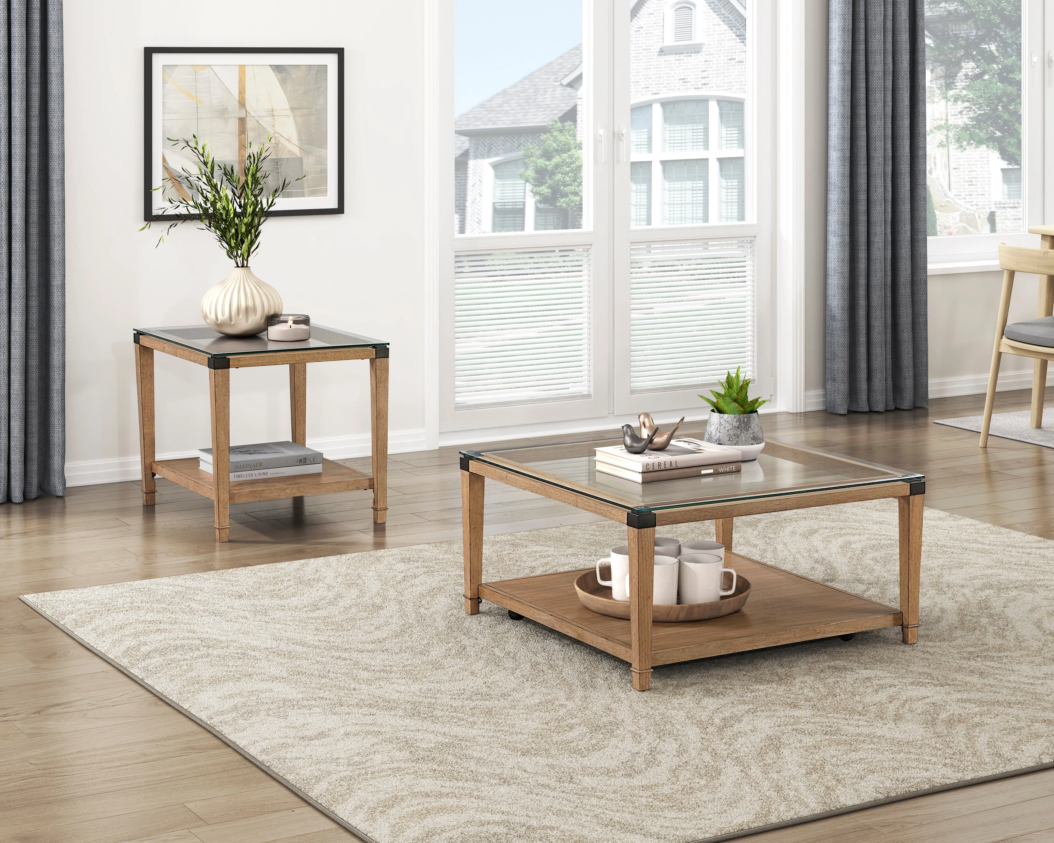 Riverton Brown End Table - Image 3