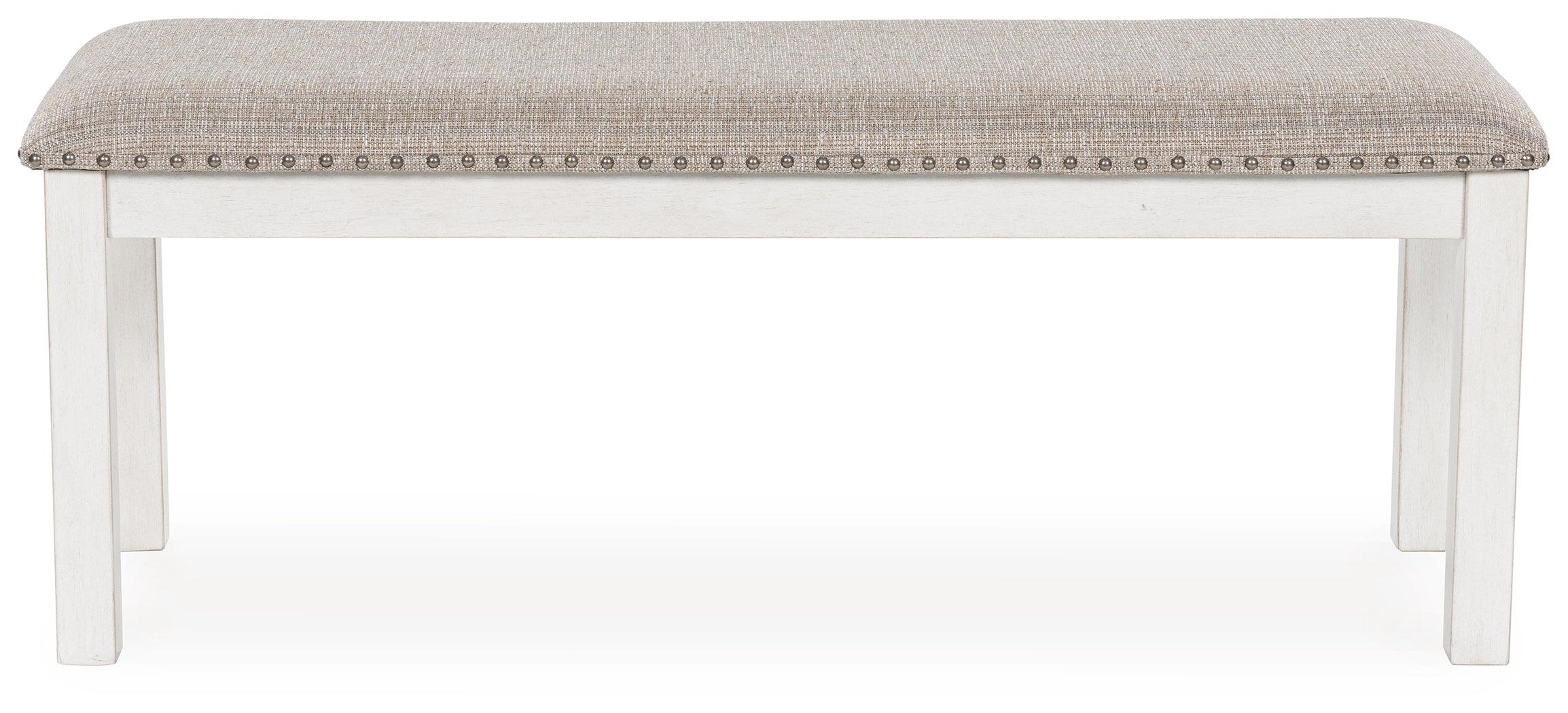 Robbinsdale Antique White 48" Dining Bench - Image 3