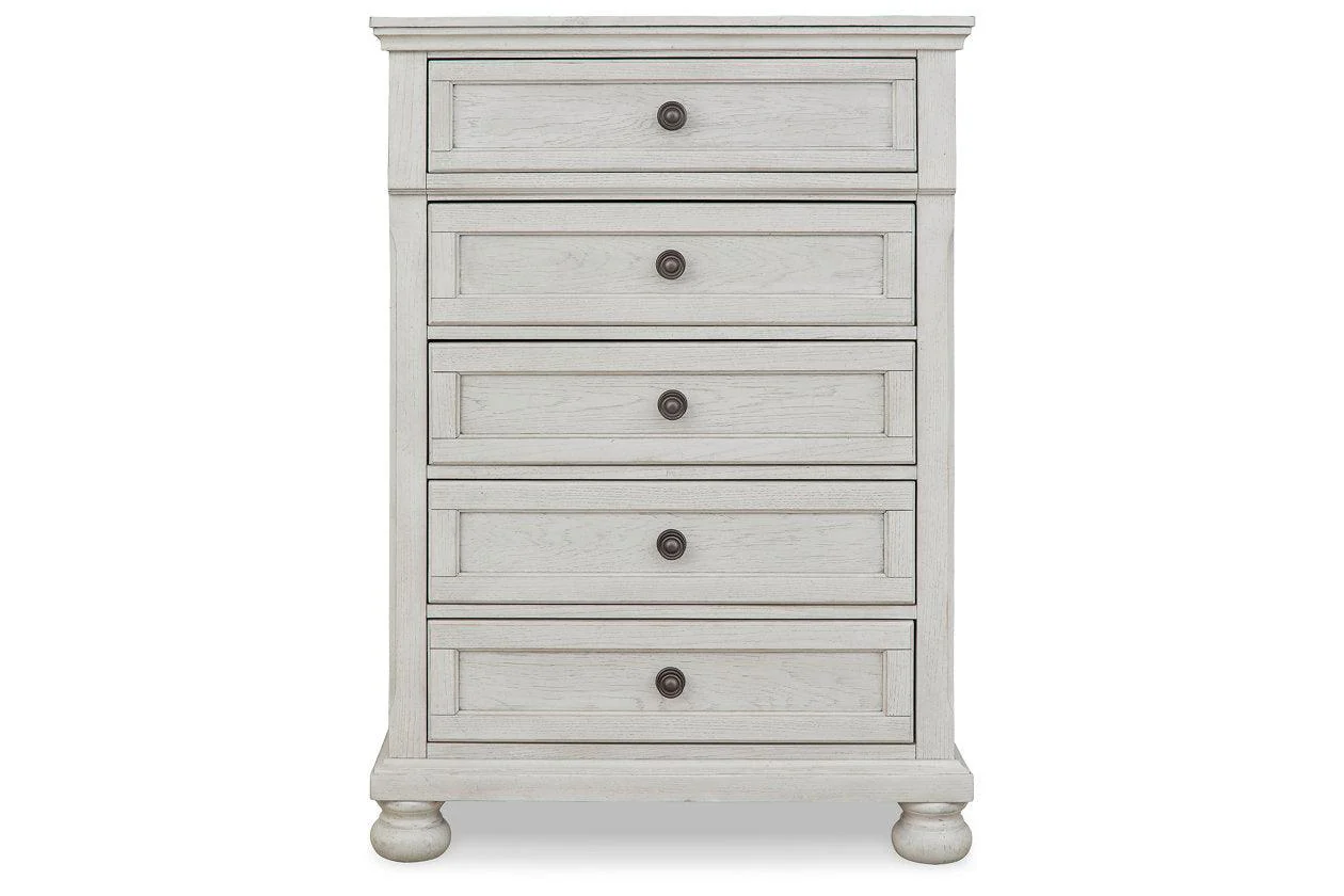 Robbinsdale Antique White Chest of Drawers - Image 3