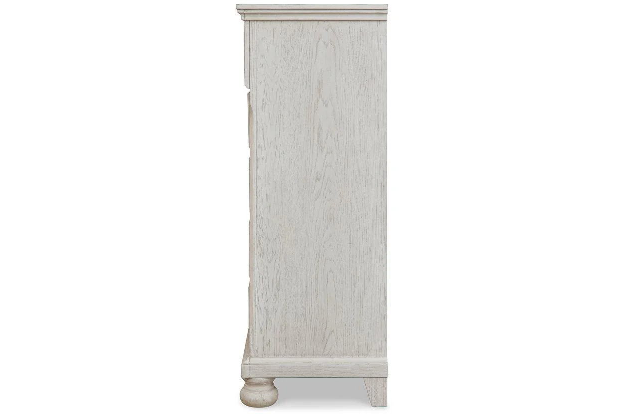 Robbinsdale Antique White Chest of Drawers - Image 4