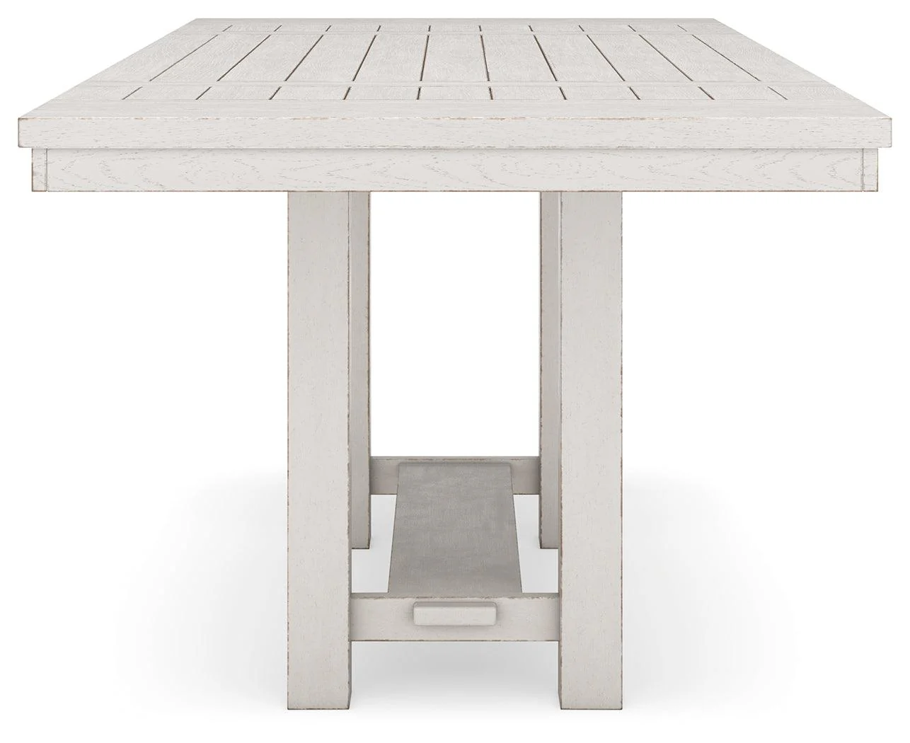 Robbinsdale Antique White Counter Height Dining Table and 8 Barstools - Image 10