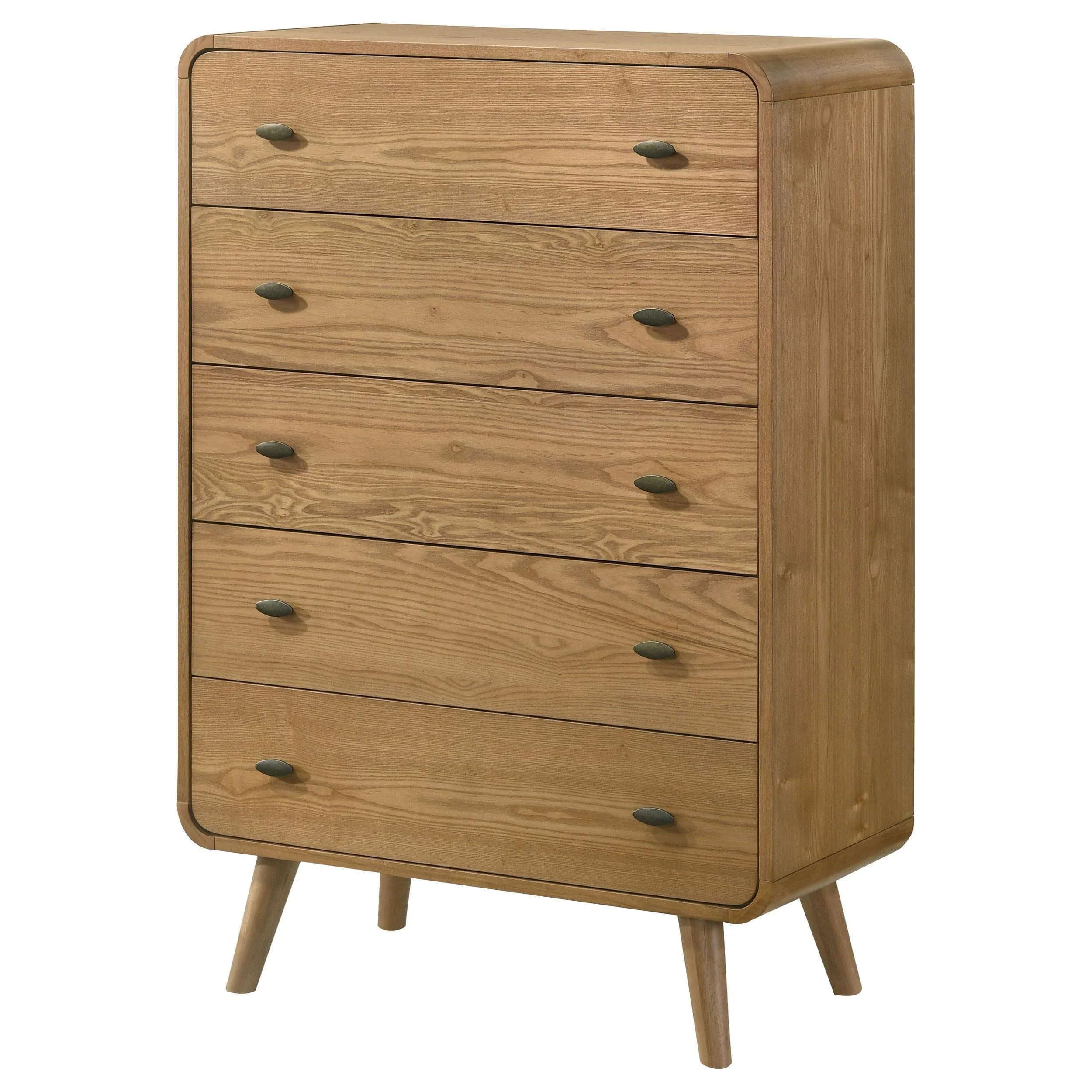 Robyn 5-drawer Bedroom Chest of Drawers Light Ash - Image 4
