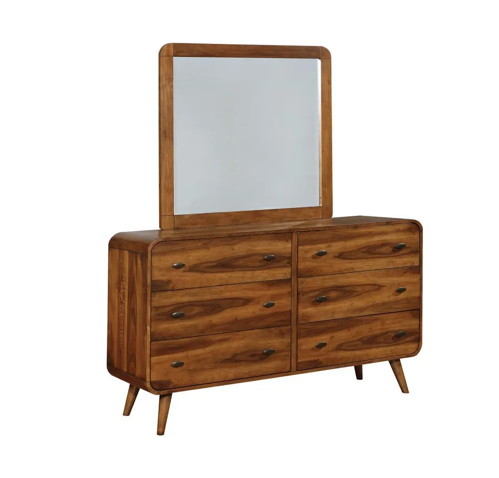 Robyn Dark Walnut 6-Drawer Dresser - Image 4