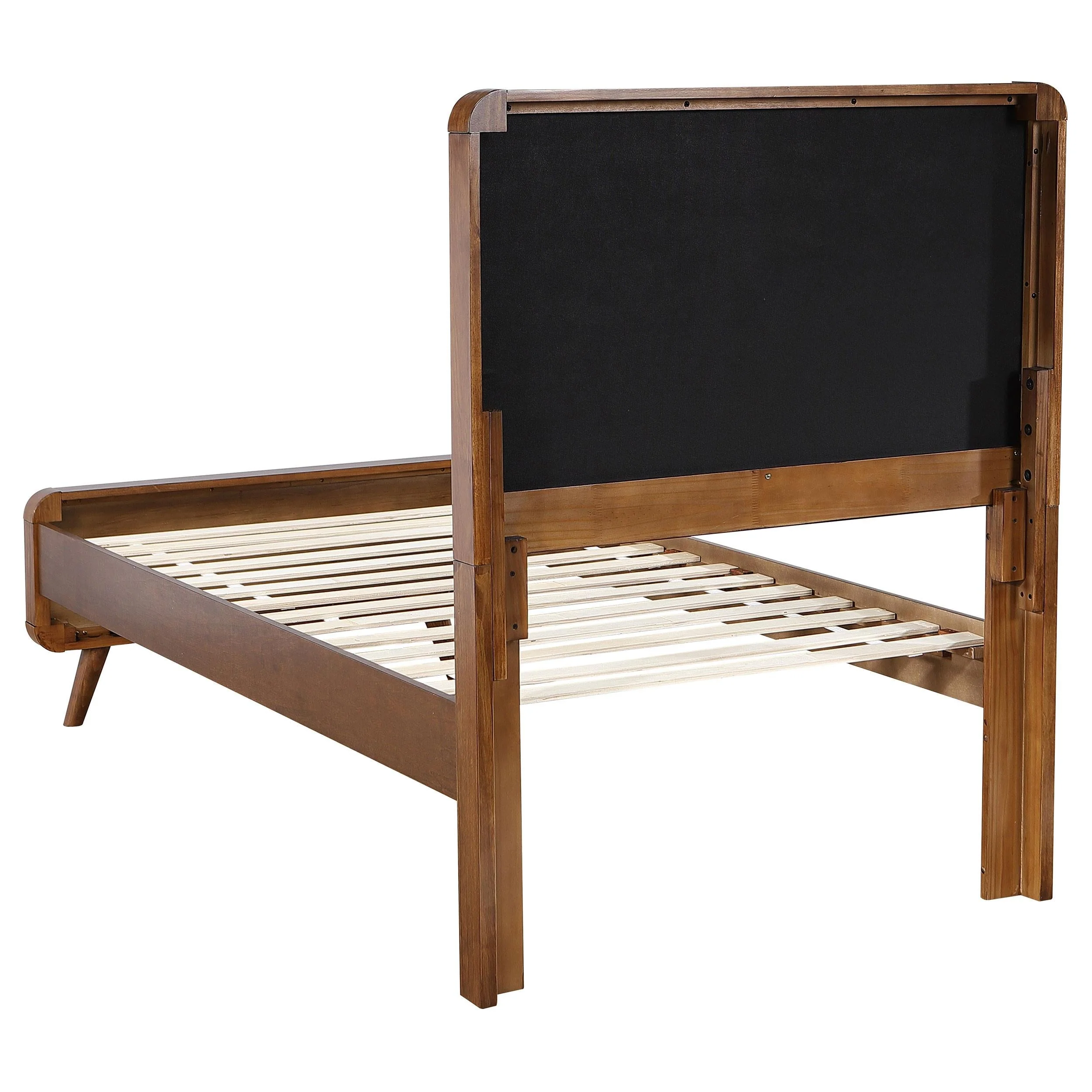 Robyn Dark Walnut Wood Twin Platform Bed - Image 5