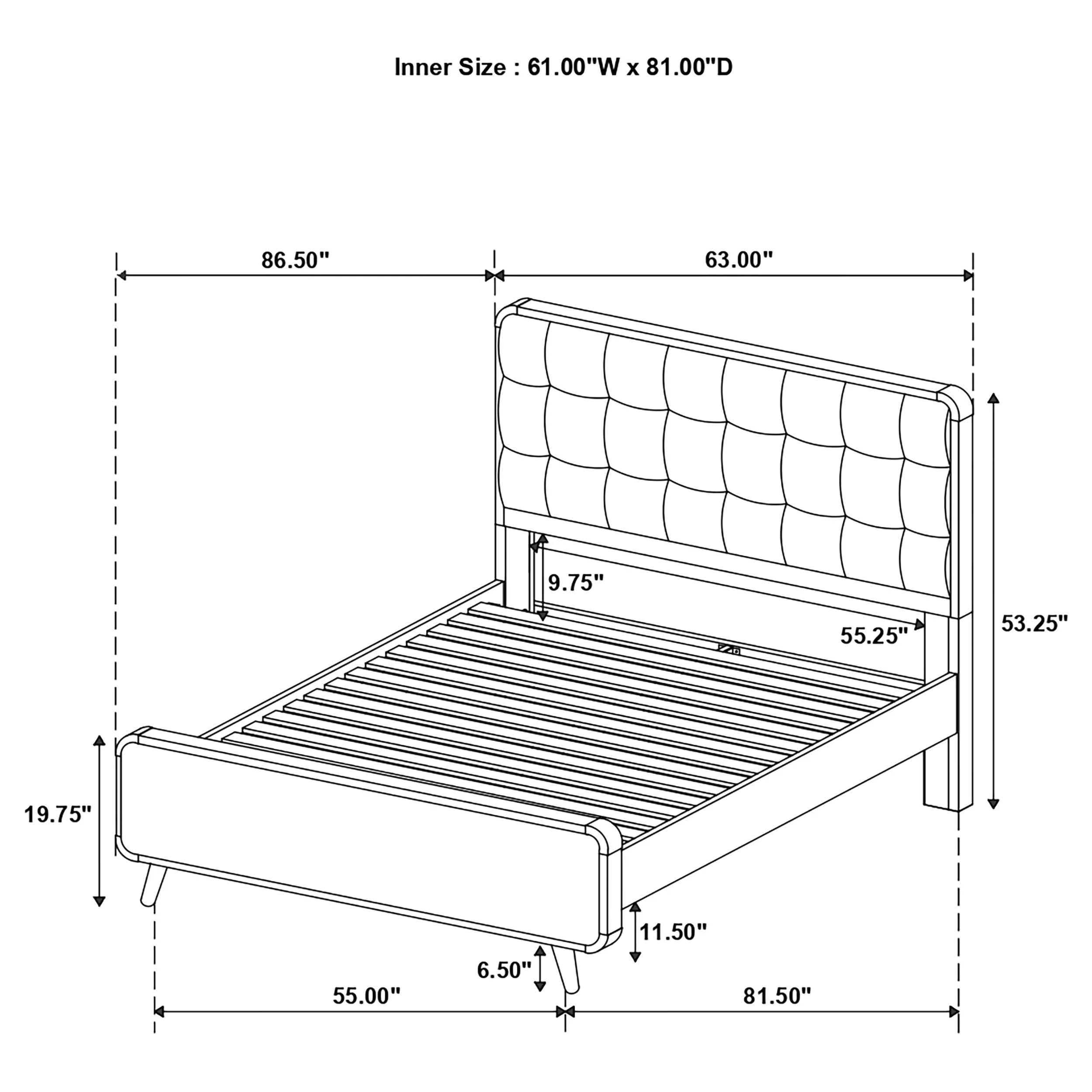 Robyn Light Ash 5-piece Queen Bedroom Set - Image 15