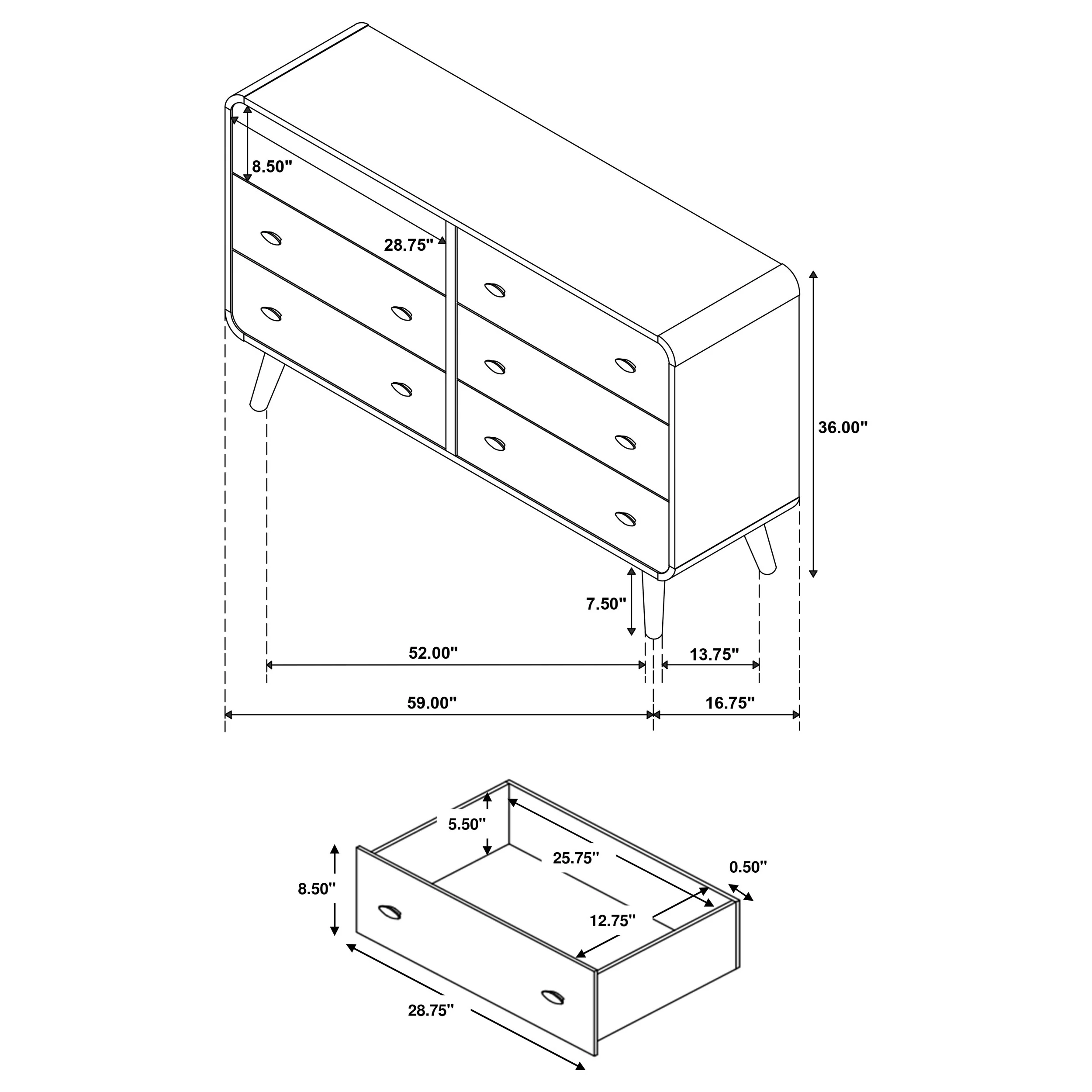 Robyn Light Ash 5-piece Queen Bedroom Set - Image 17