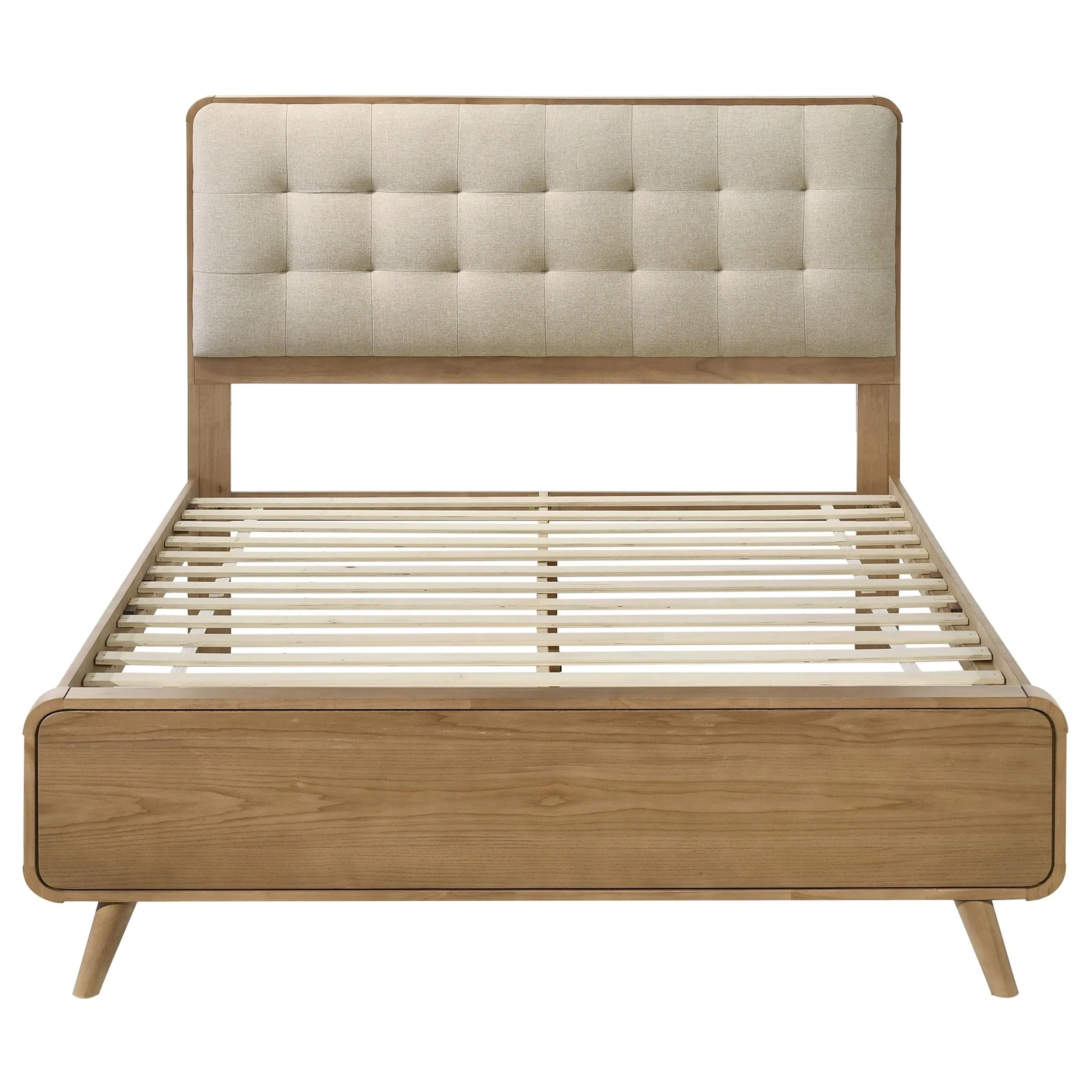 Robyn Light Ash Wood Eastern King Platform Bed - Image 4