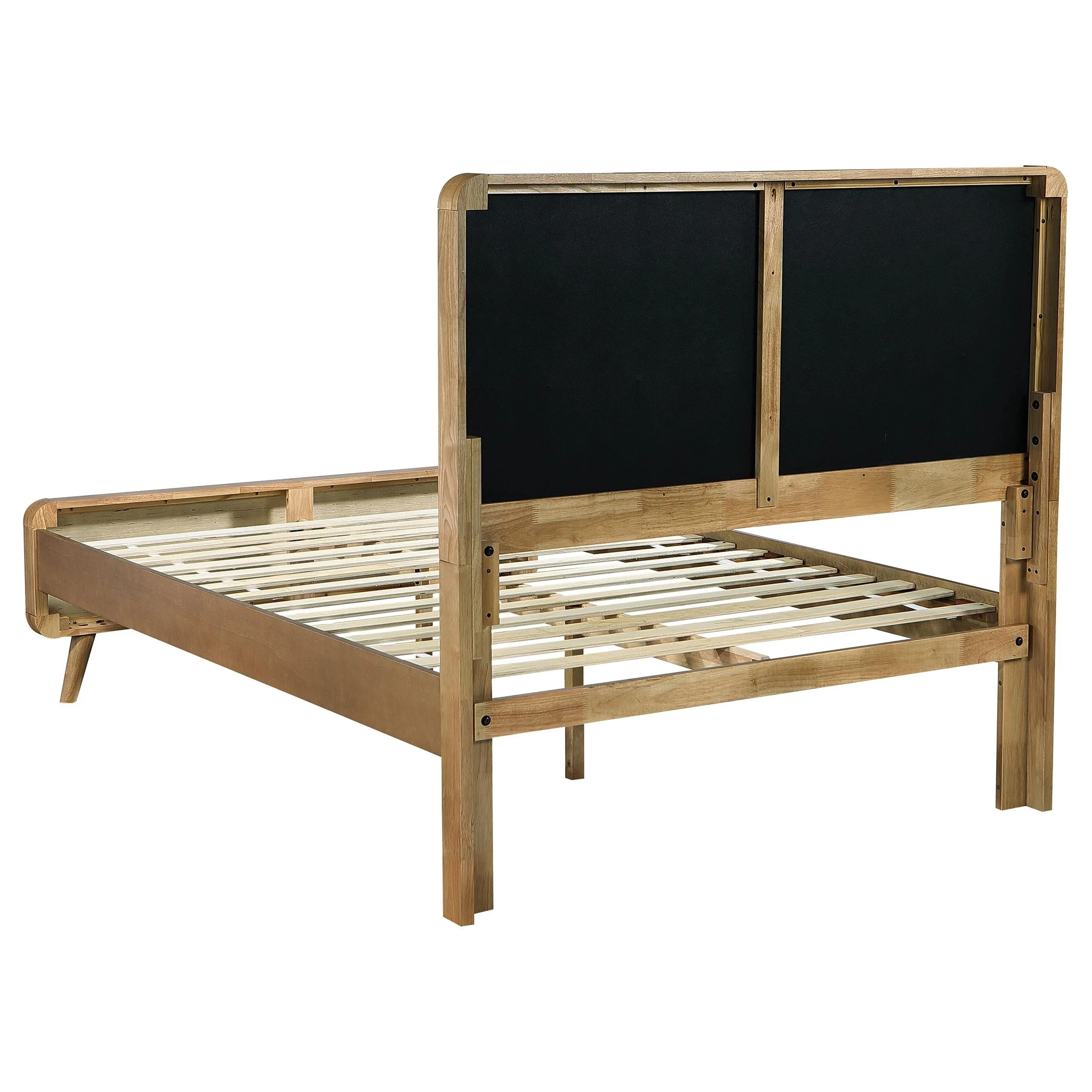 Robyn Light Ash Wood Full Platform Bed - Image 4