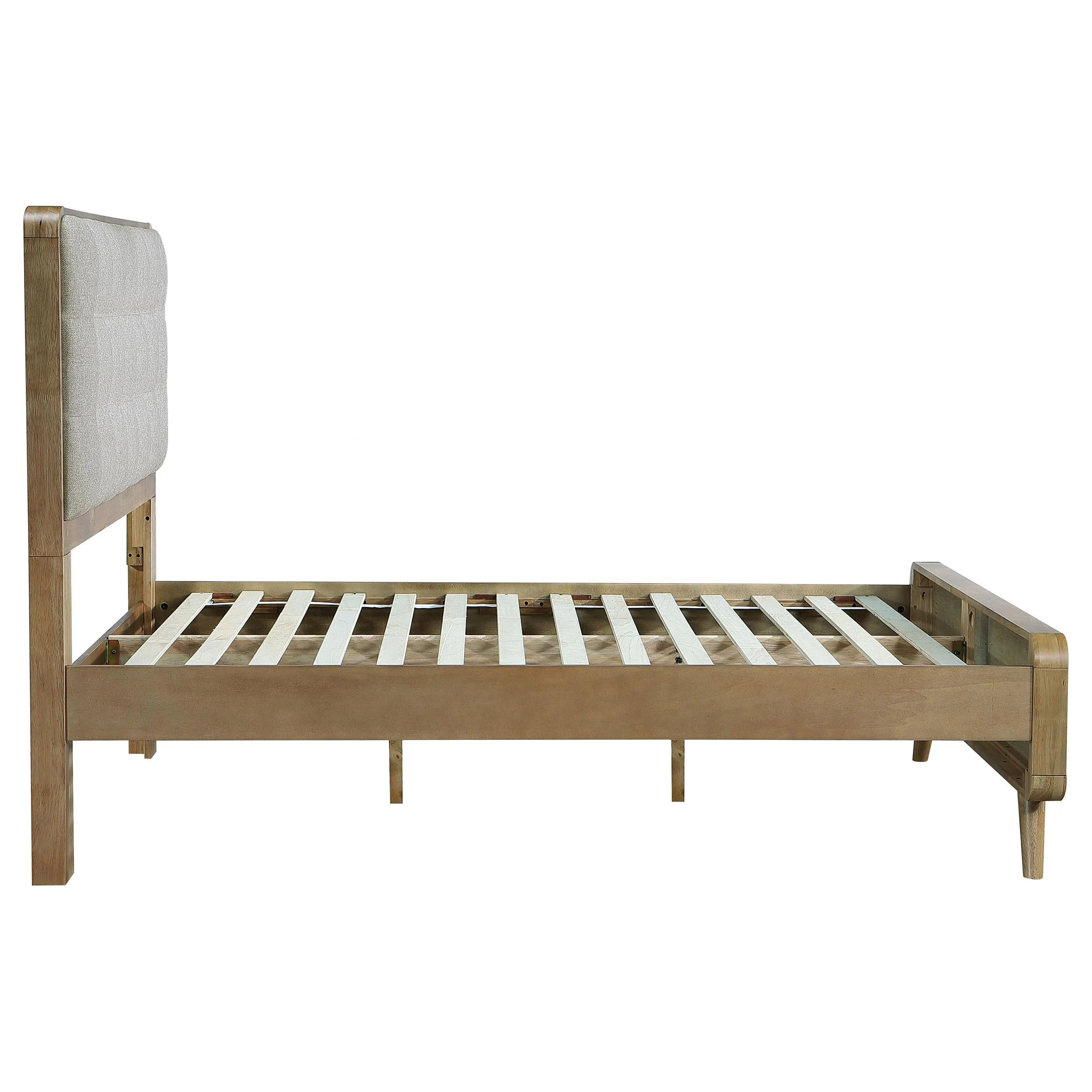 Robyn Light Ash Wood Full Platform Bed - Image 5