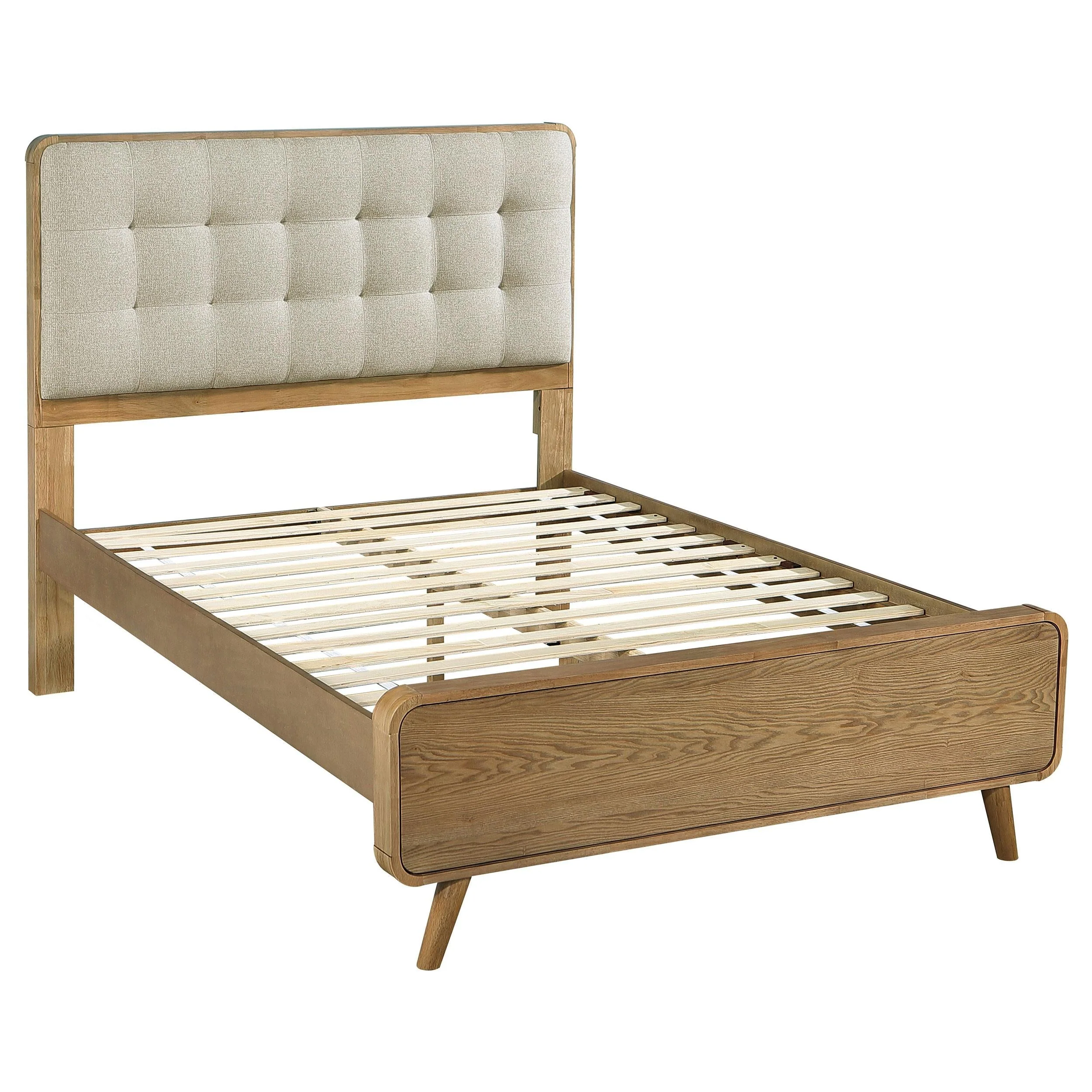 Robyn Light Ash Wood Full Platform Bed - Image 6