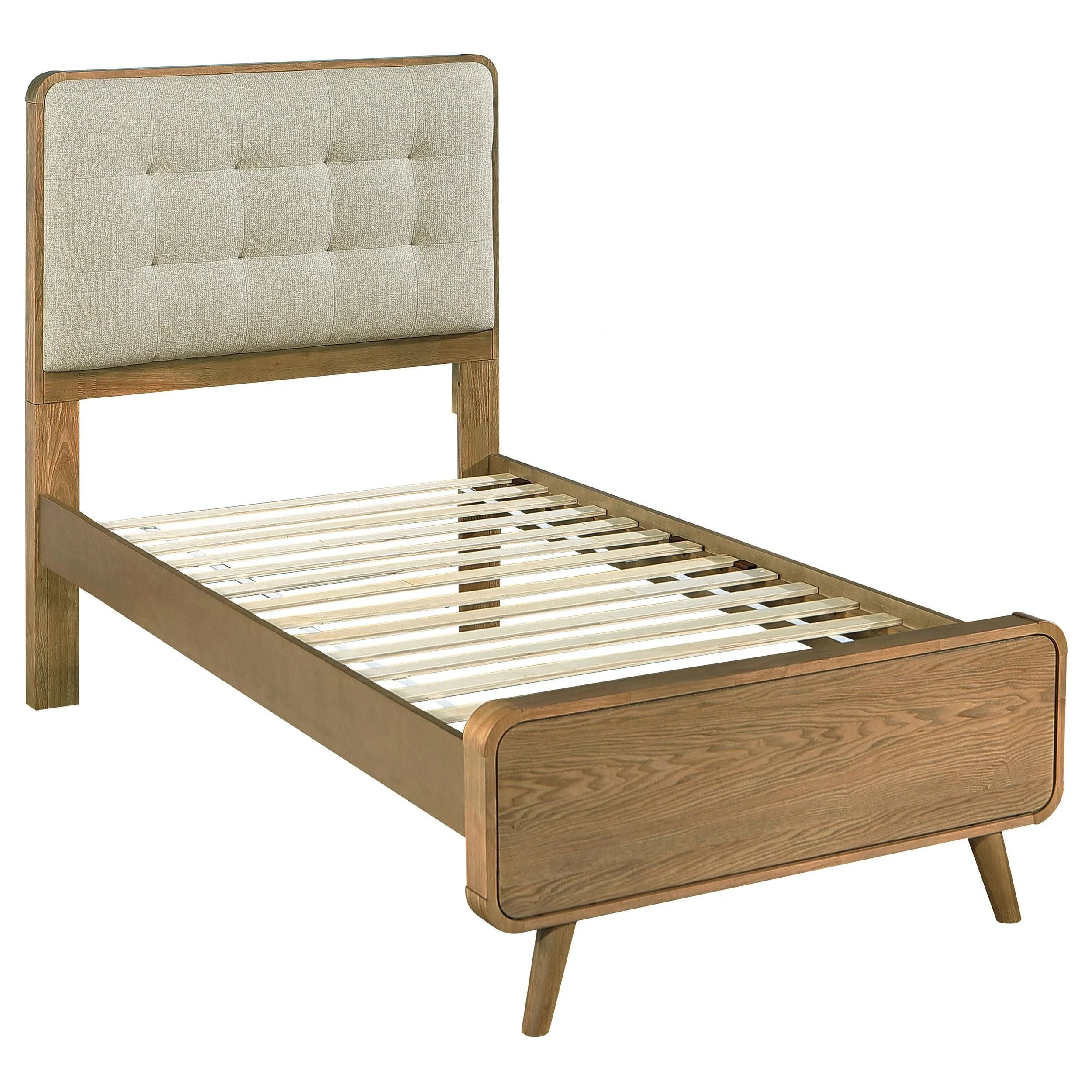 Robyn Light Ash Wood Twin Platform Bed - Image 3