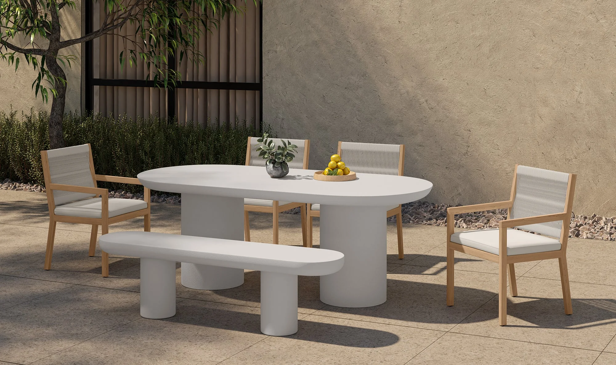 Rocca Bench Cream - Image 7