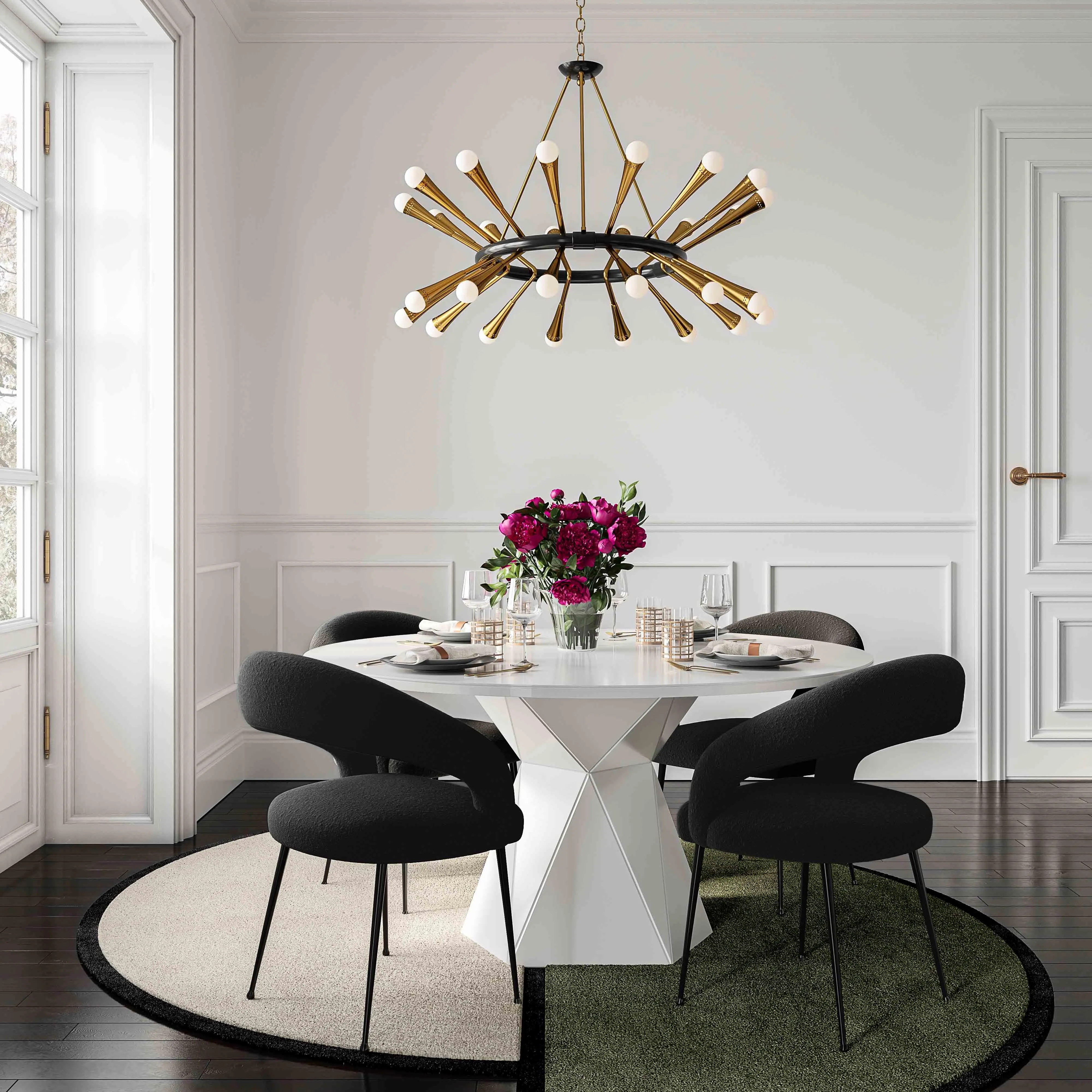 Rocco Performance Boucle Dining Chair - Image 8