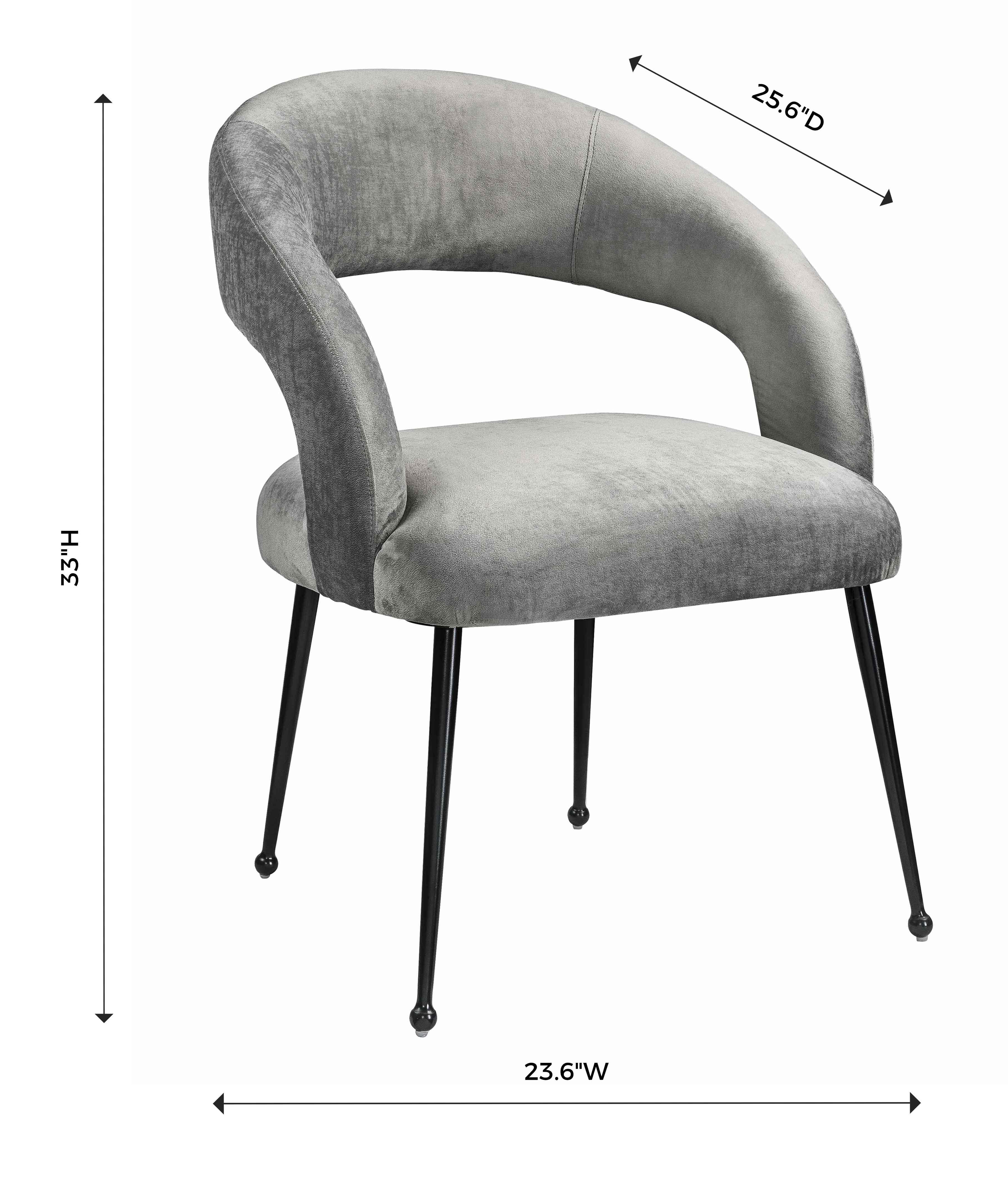 Rocco Velvet Dining Chair - Image 12