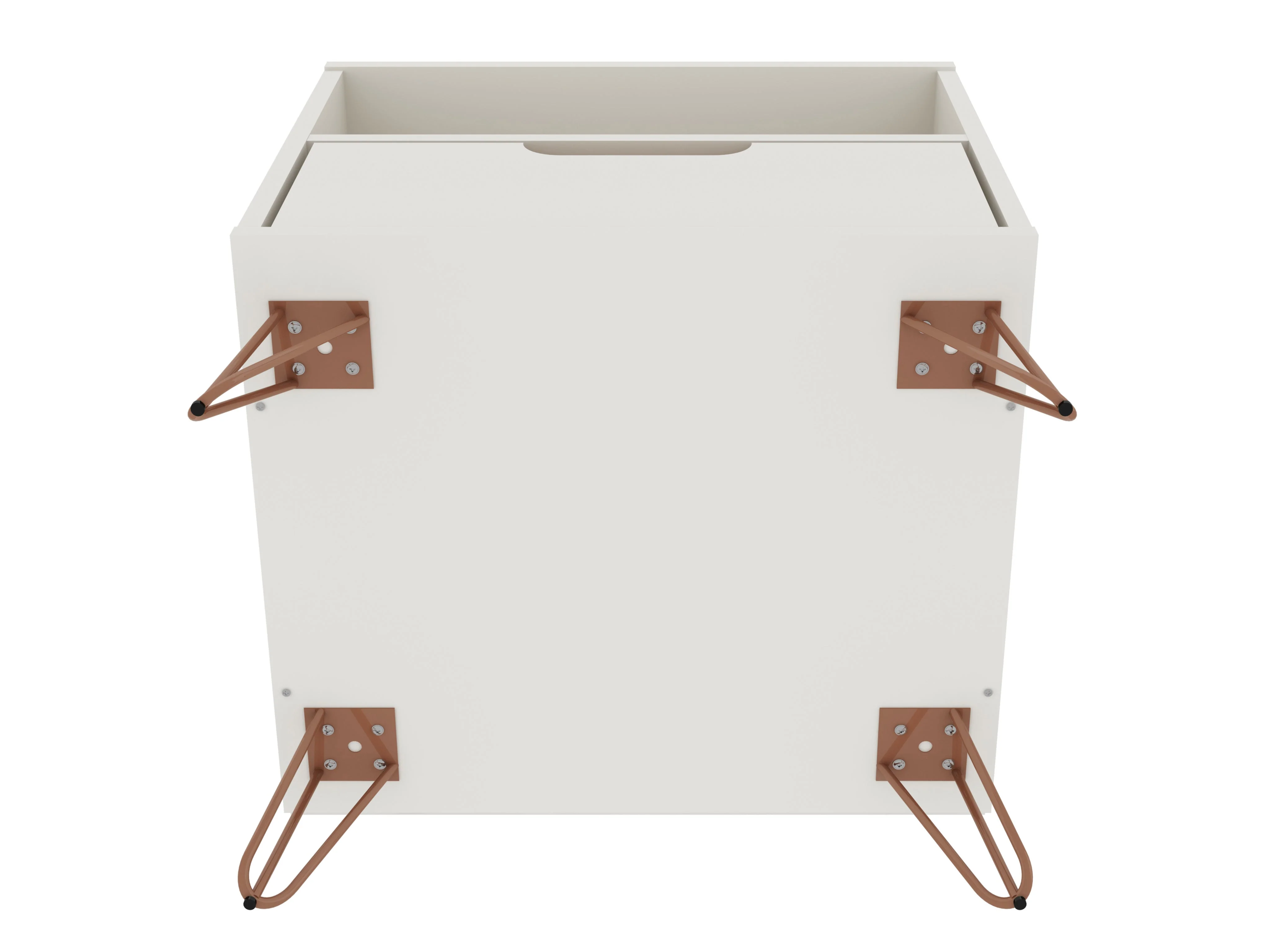 Rockefeller 1.0 Nightstand in Off White and Nature - Image 6