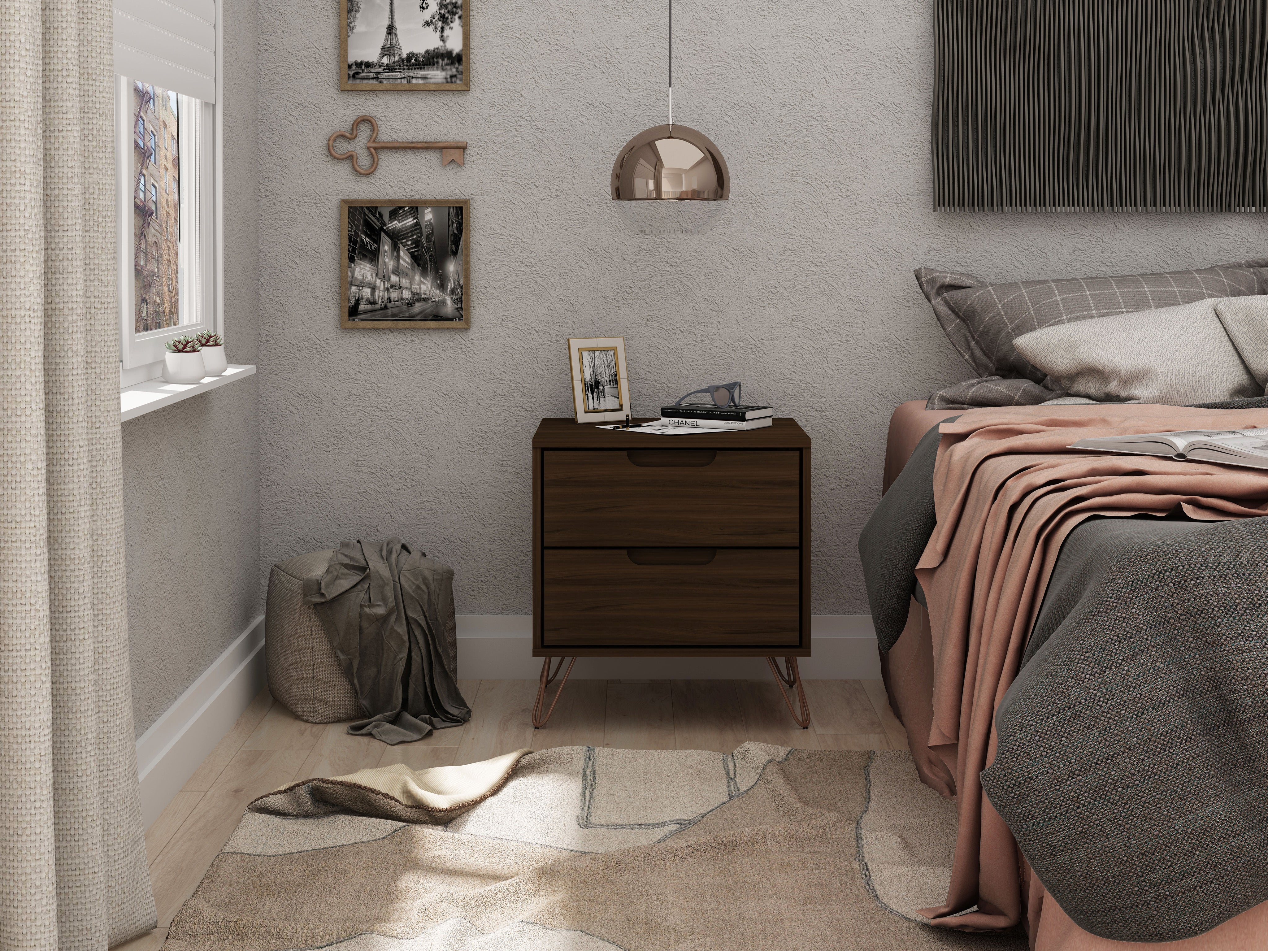 Rockefeller 2.0 Nightstand in Brown - Image 2