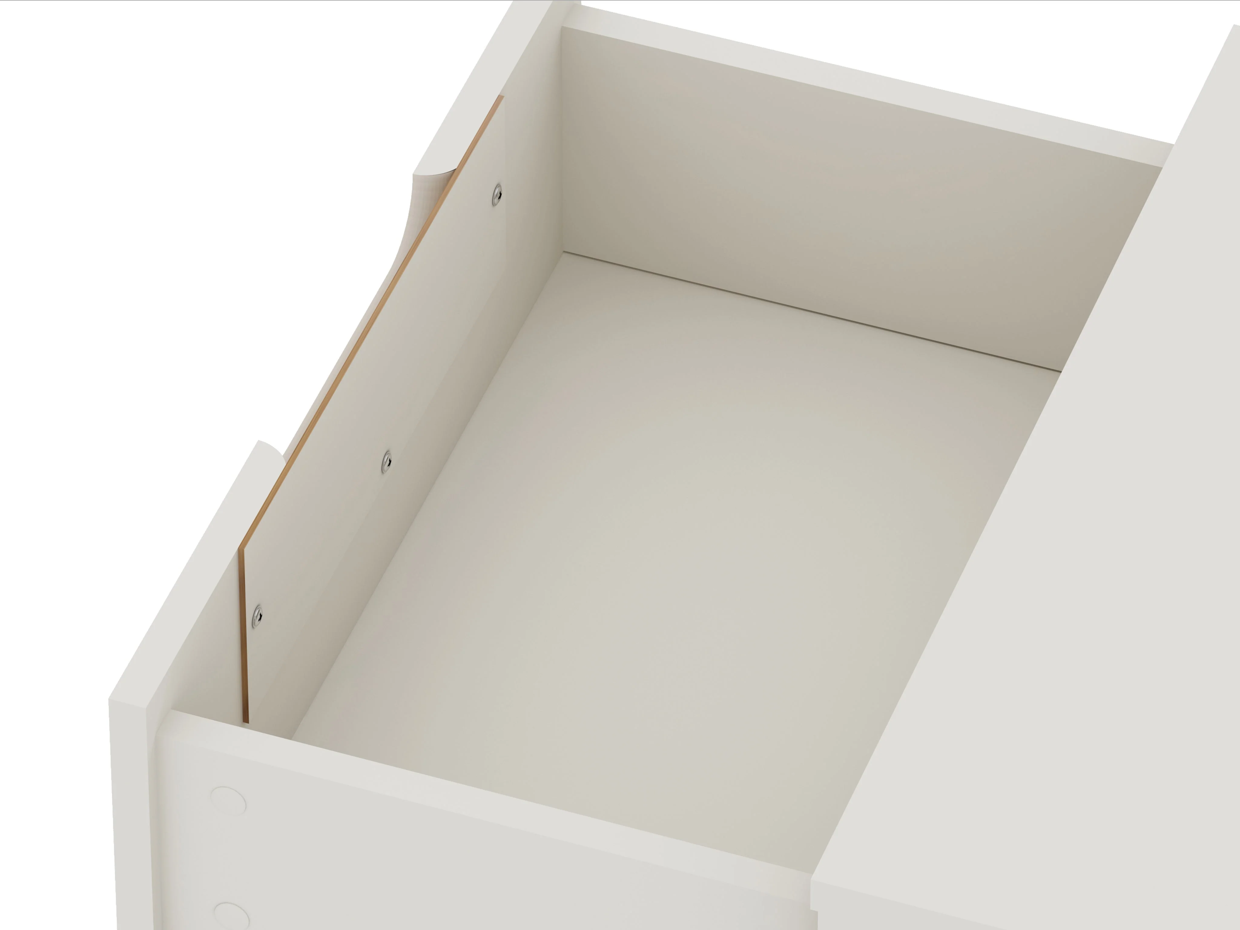 Rockefeller 2.0 Nightstand in Off White - Image 6