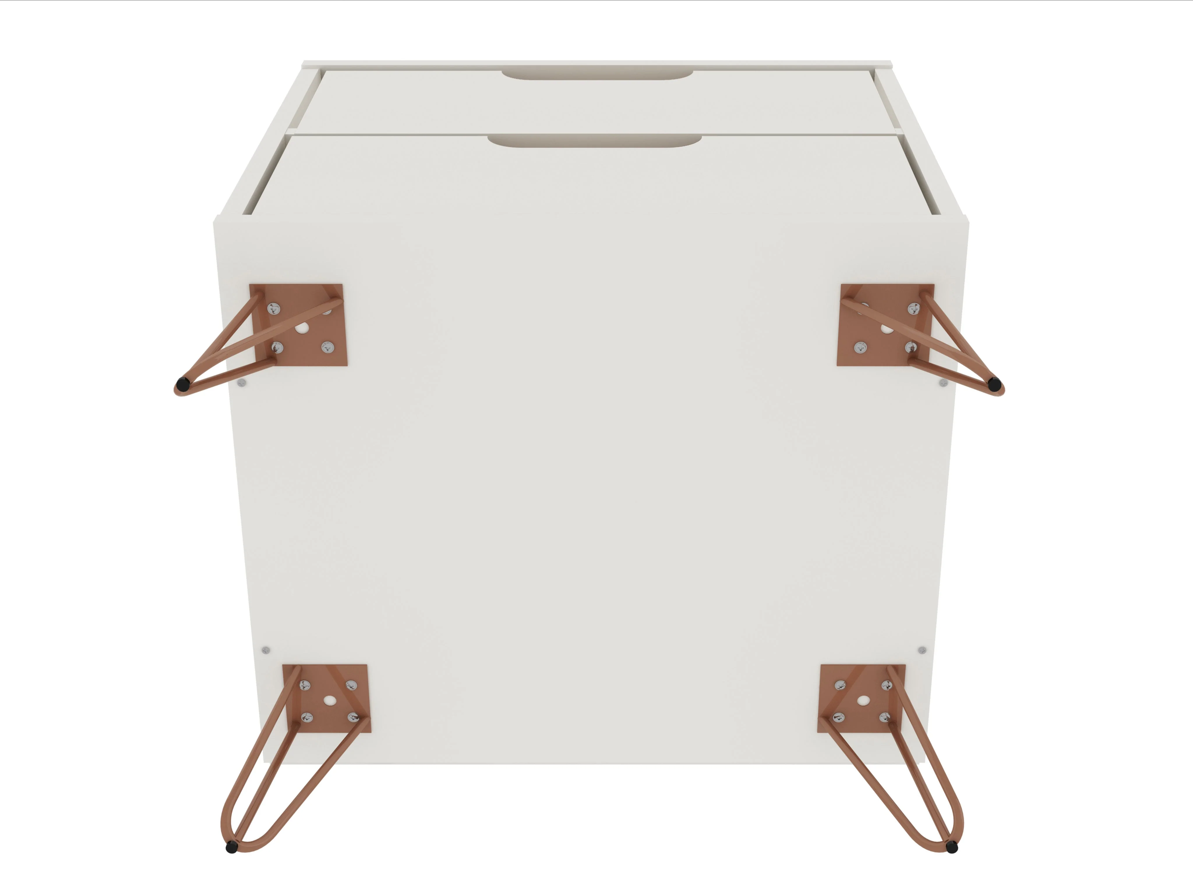 Rockefeller 2.0 Nightstand in Off White - Image 7
