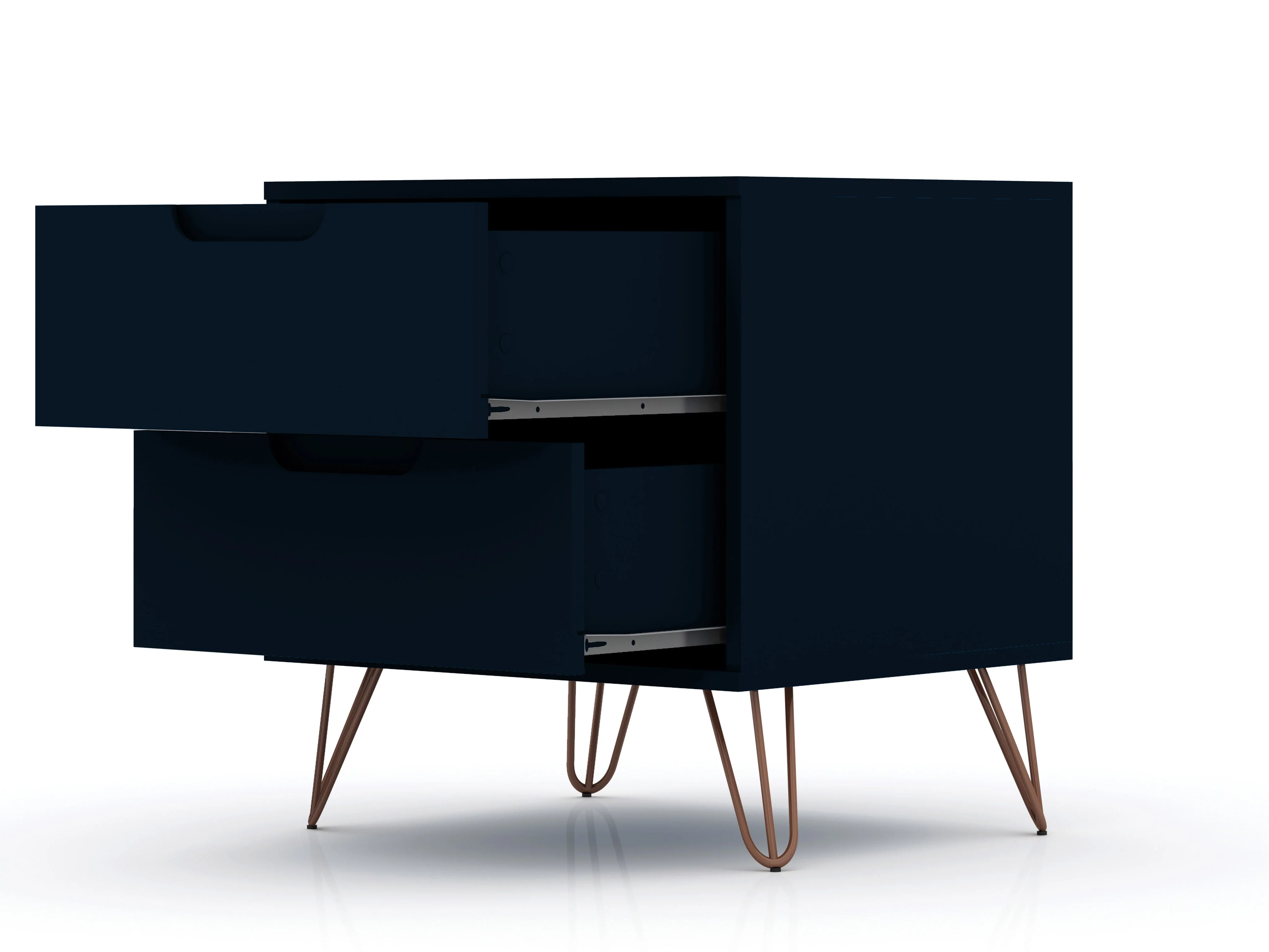 Rockefeller Dresser and Nightstand Set in Tatiana Midnight Blue - Image 7