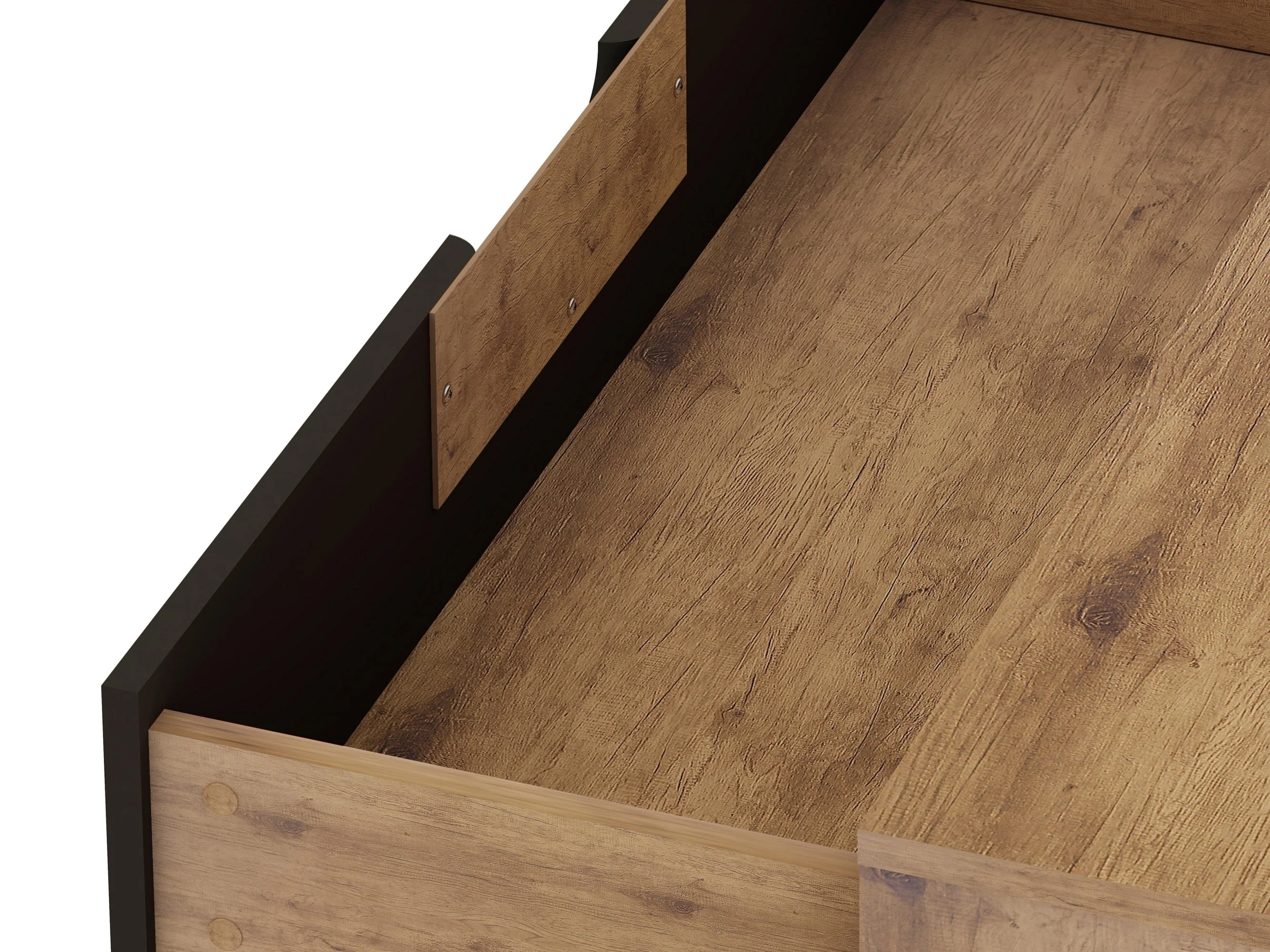 Rockefeller Dresser in Nature and Textured Grey (set of 2) - Image 9