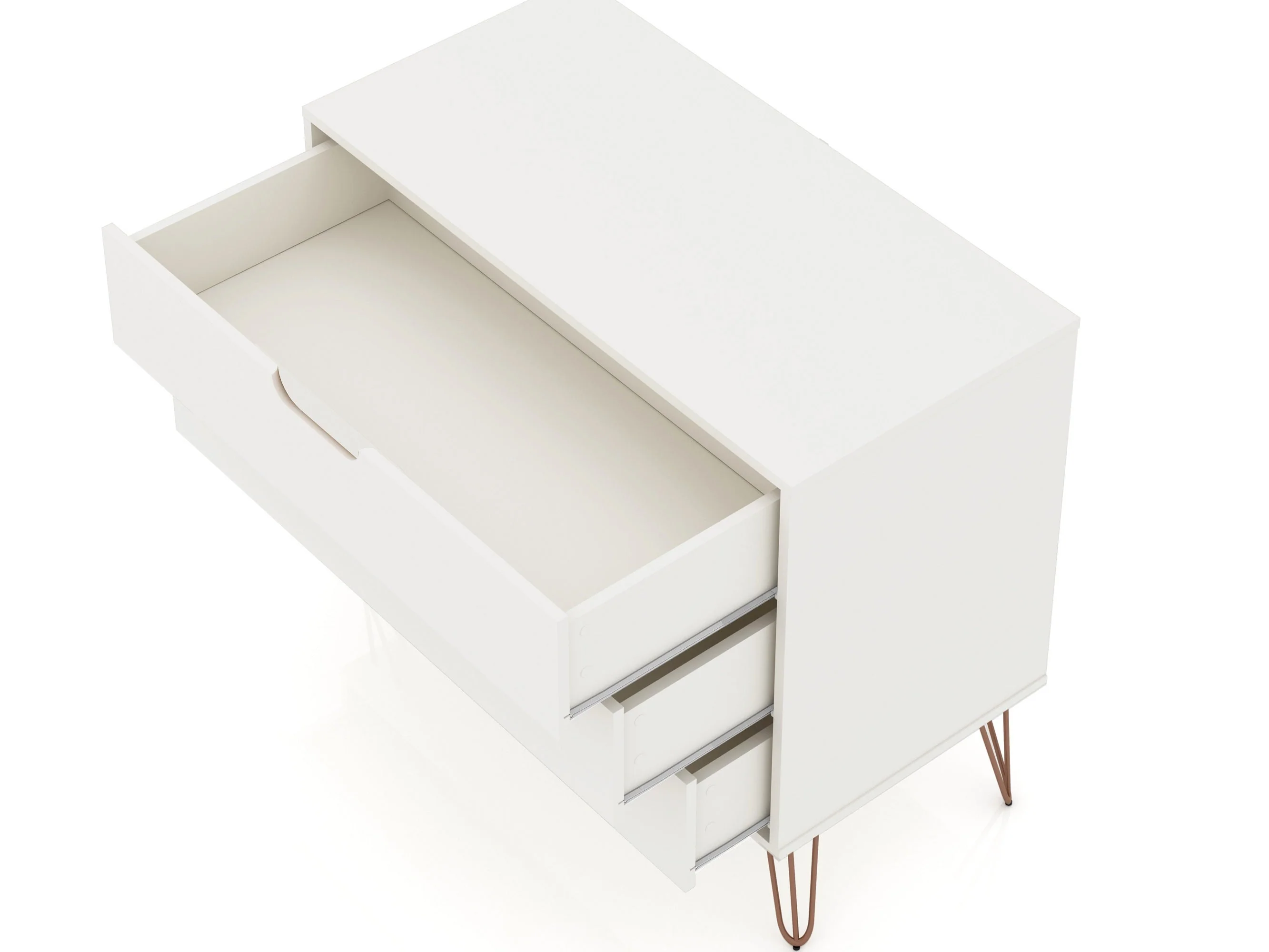 Rockefeller Dresser in White - Image 5
