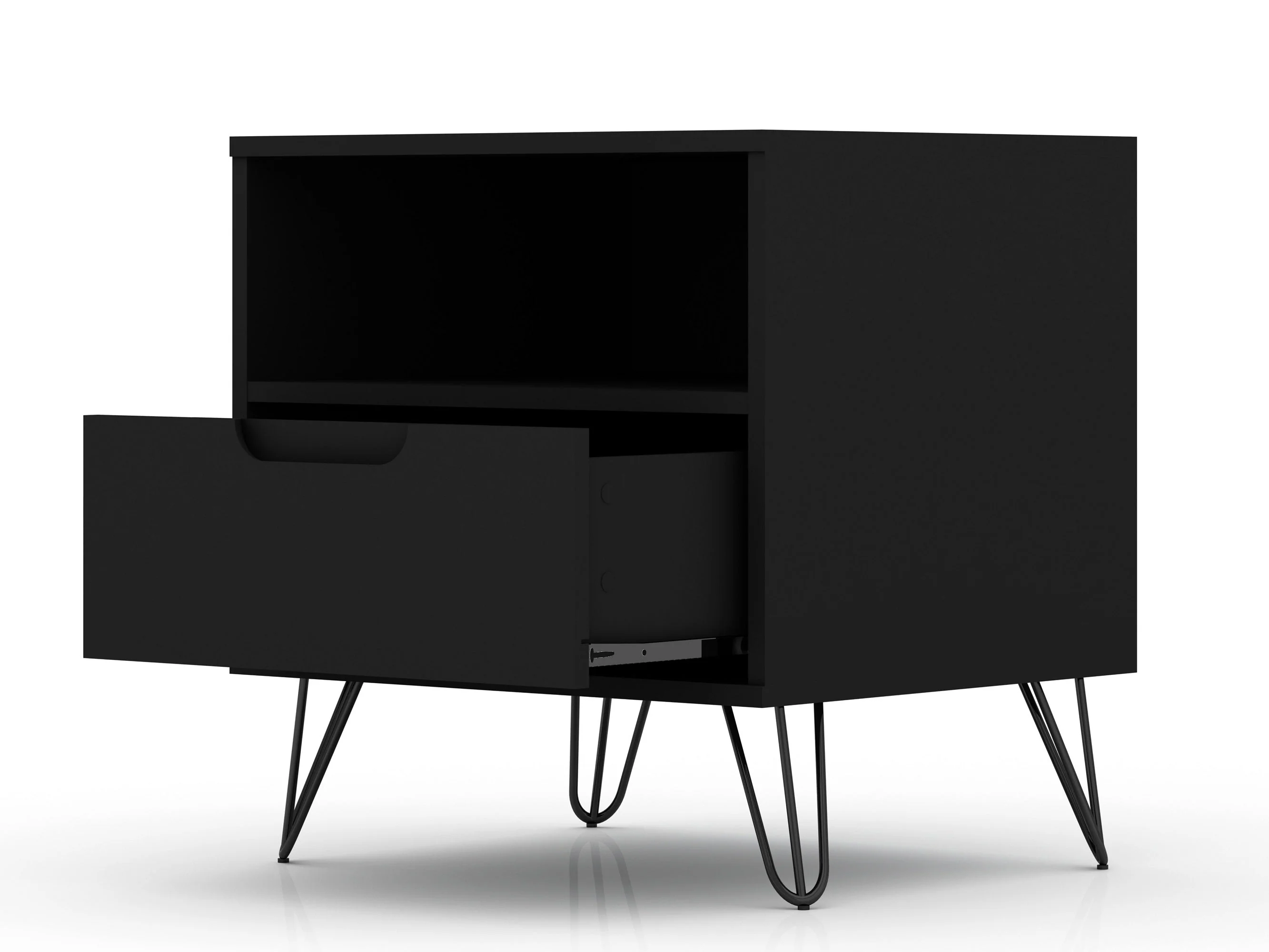 Rockefeller Nightstand 1.0 in Black (set of 2) - Image 5