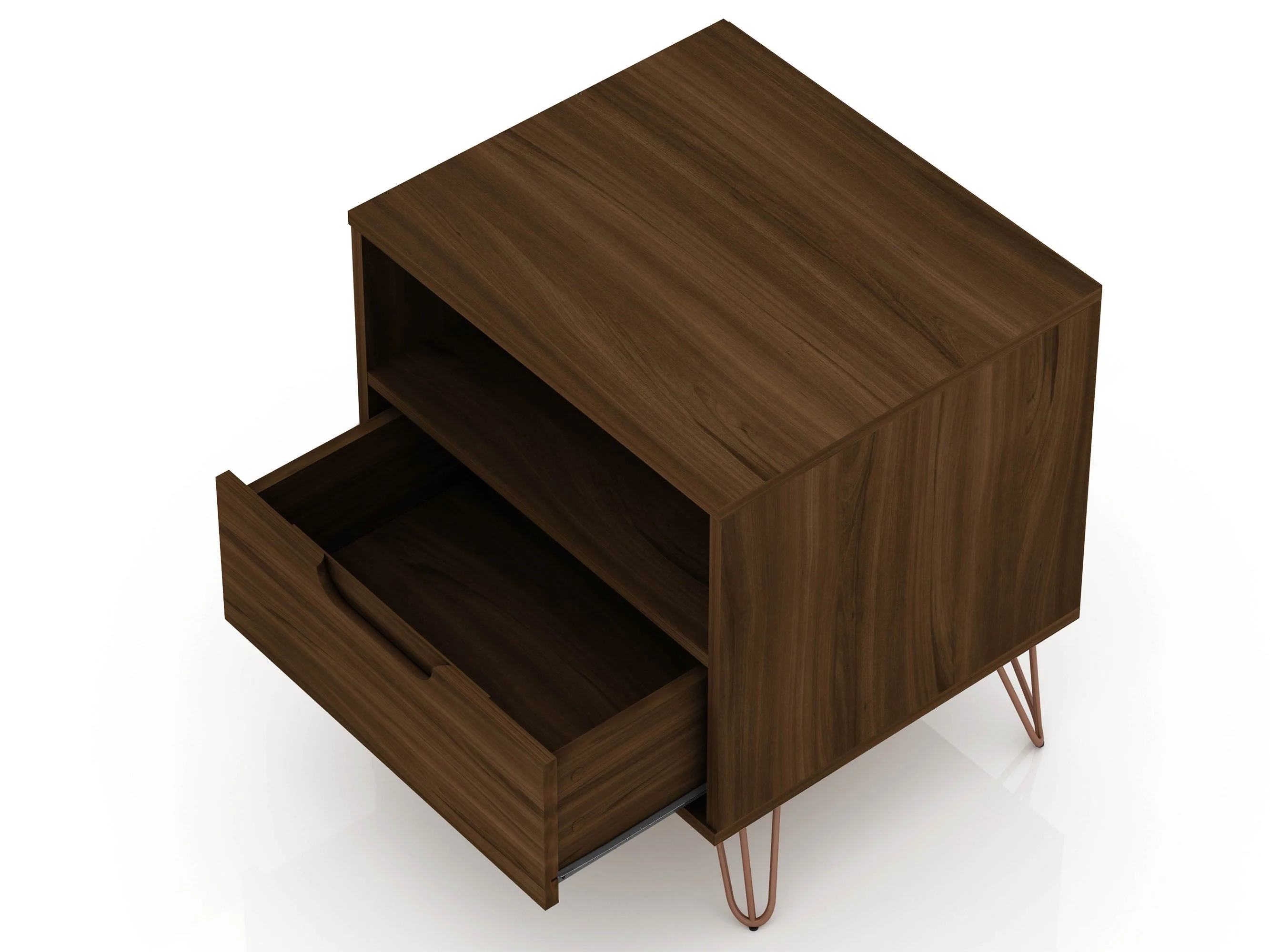 Rockefeller Nightstand 1.0 in Brown (set of 2) - Image 5