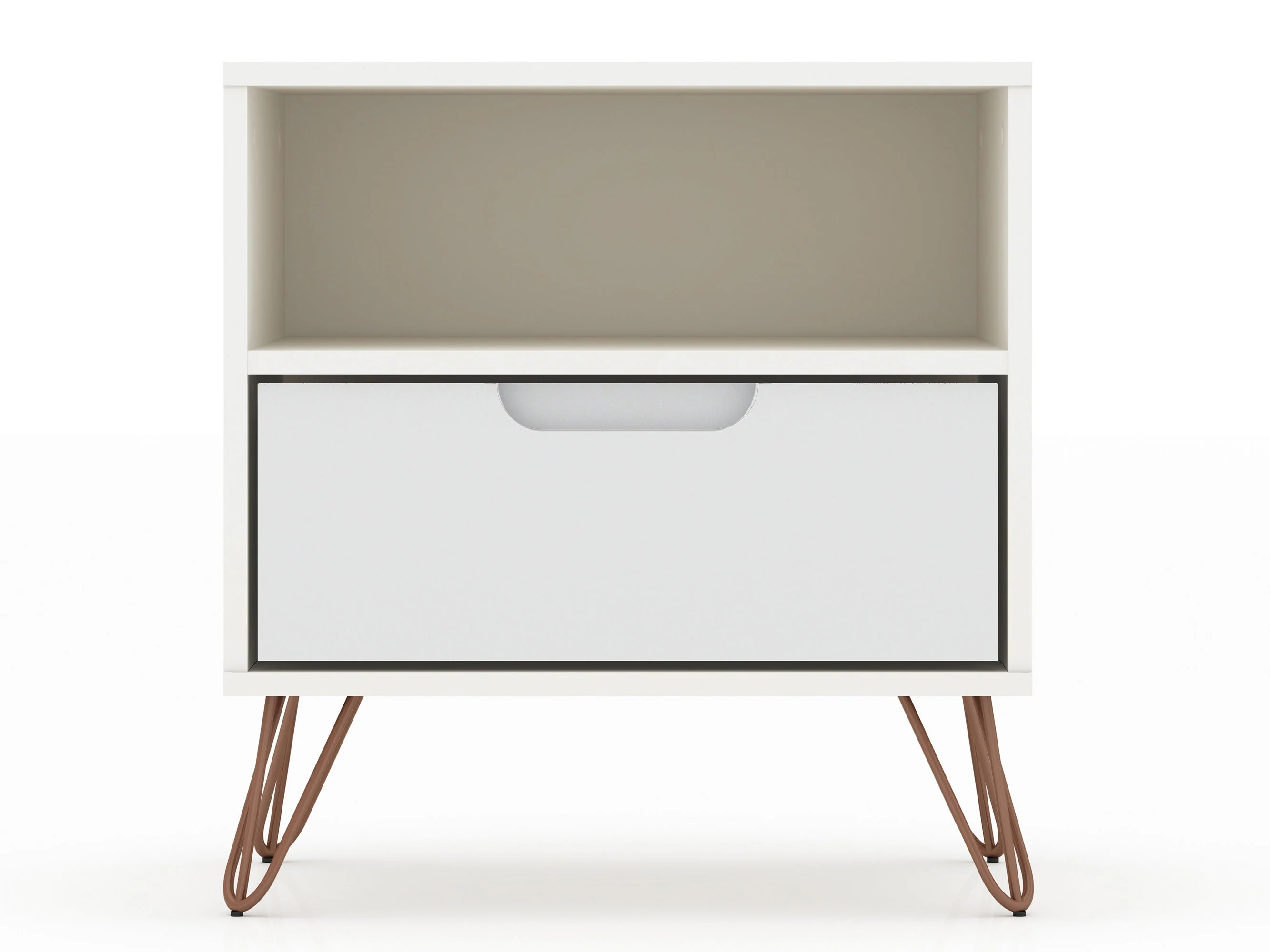 Rockefeller Nightstand 1.0 in White (set of 2) - Image 4