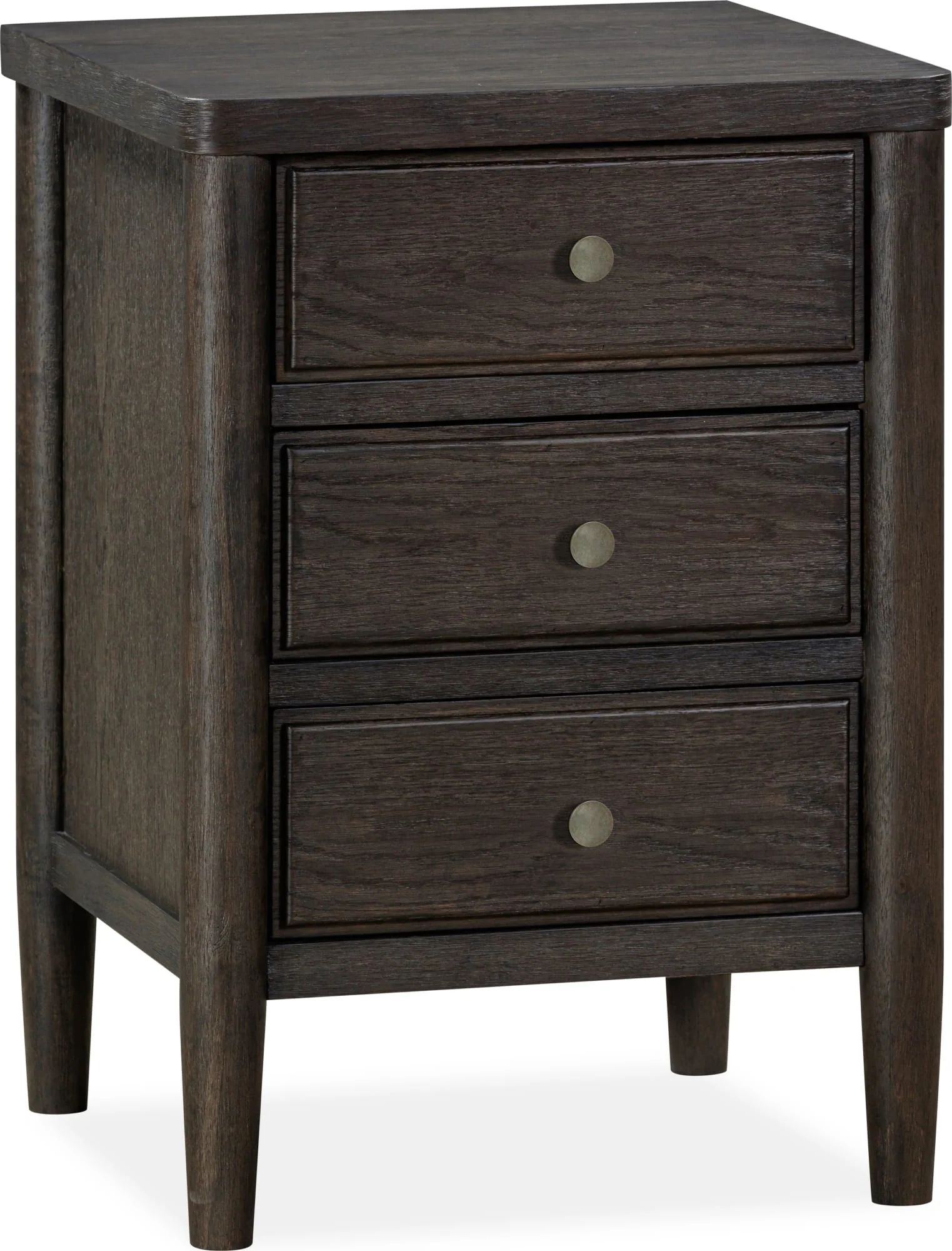 Rockport Yin Three Drawer Small Nightstand - Image 3
