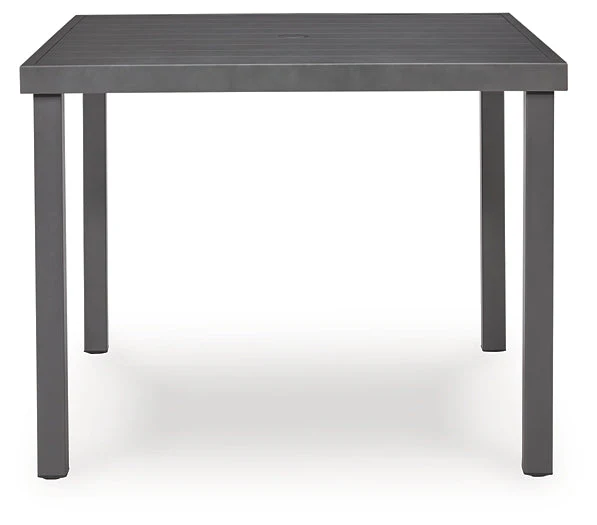 Rocky Creek Gray Square Dining Table w/UMB OPT - Image 3