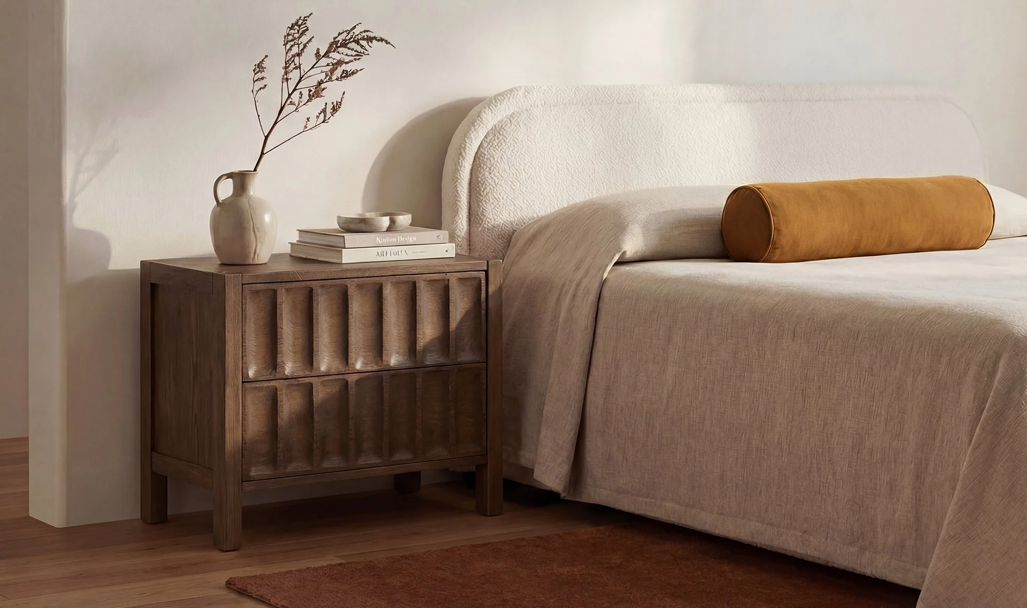 Roland Nightstand Brown - Image 5