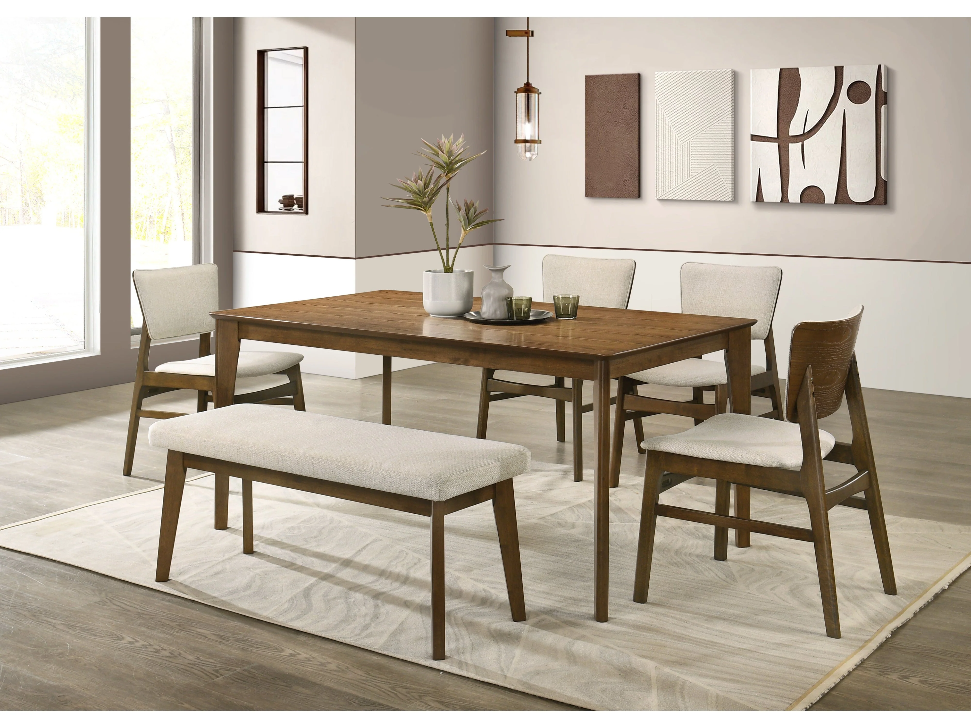 Rolstan Brown Dining Table - Image 7