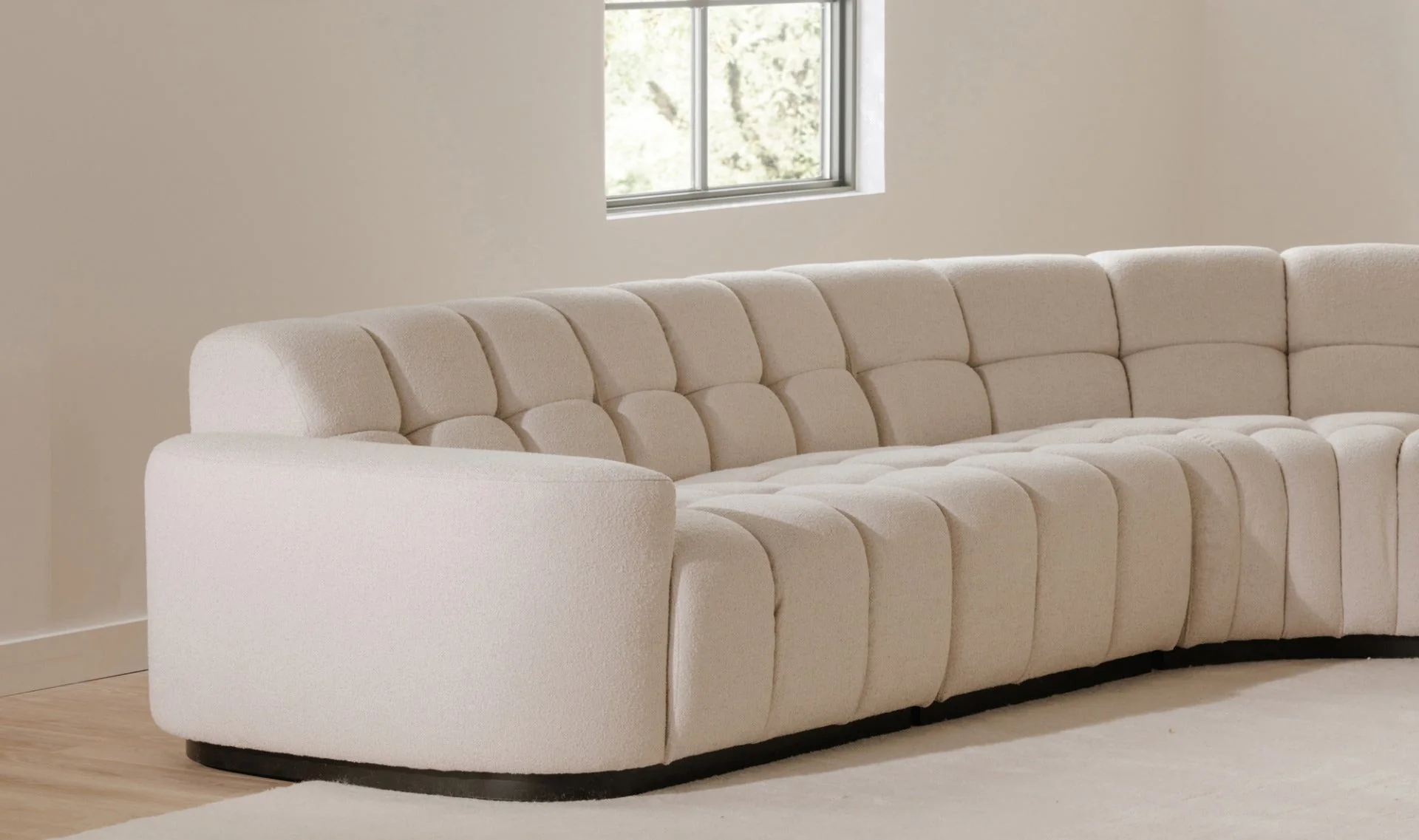 Roman L-Shaped Sectional Oat - Image 10