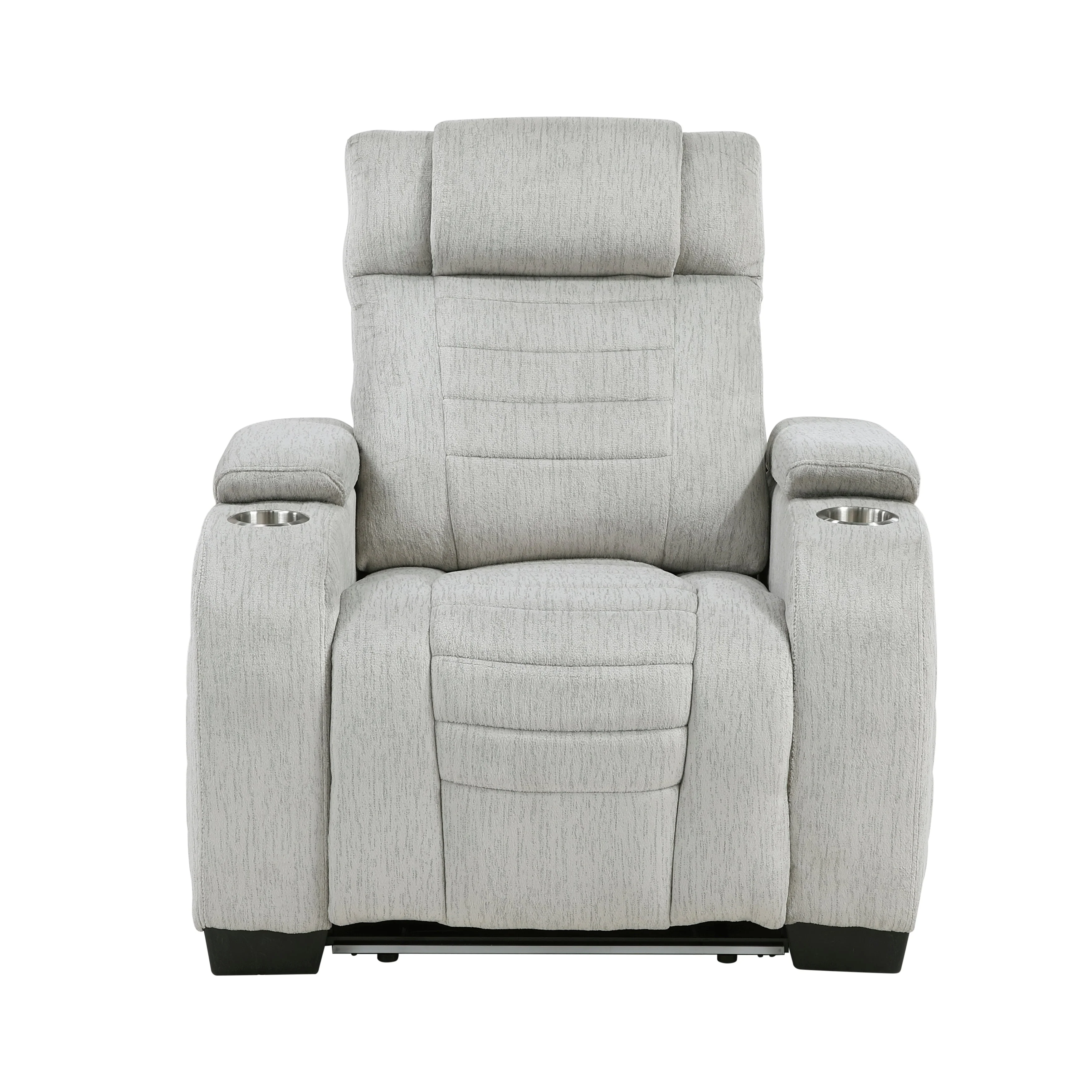 Ronan Light Gray Double Reclining Living Room Set - Image 20