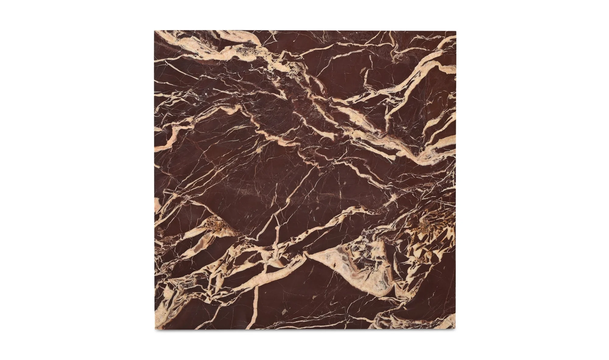 Rosa Accent Table Rosso Levanto Marble - Image 10