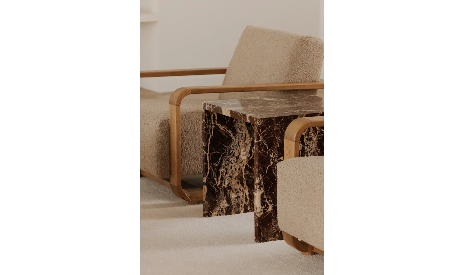Rosa Accent Table Rosso Levanto Marble - Image 12