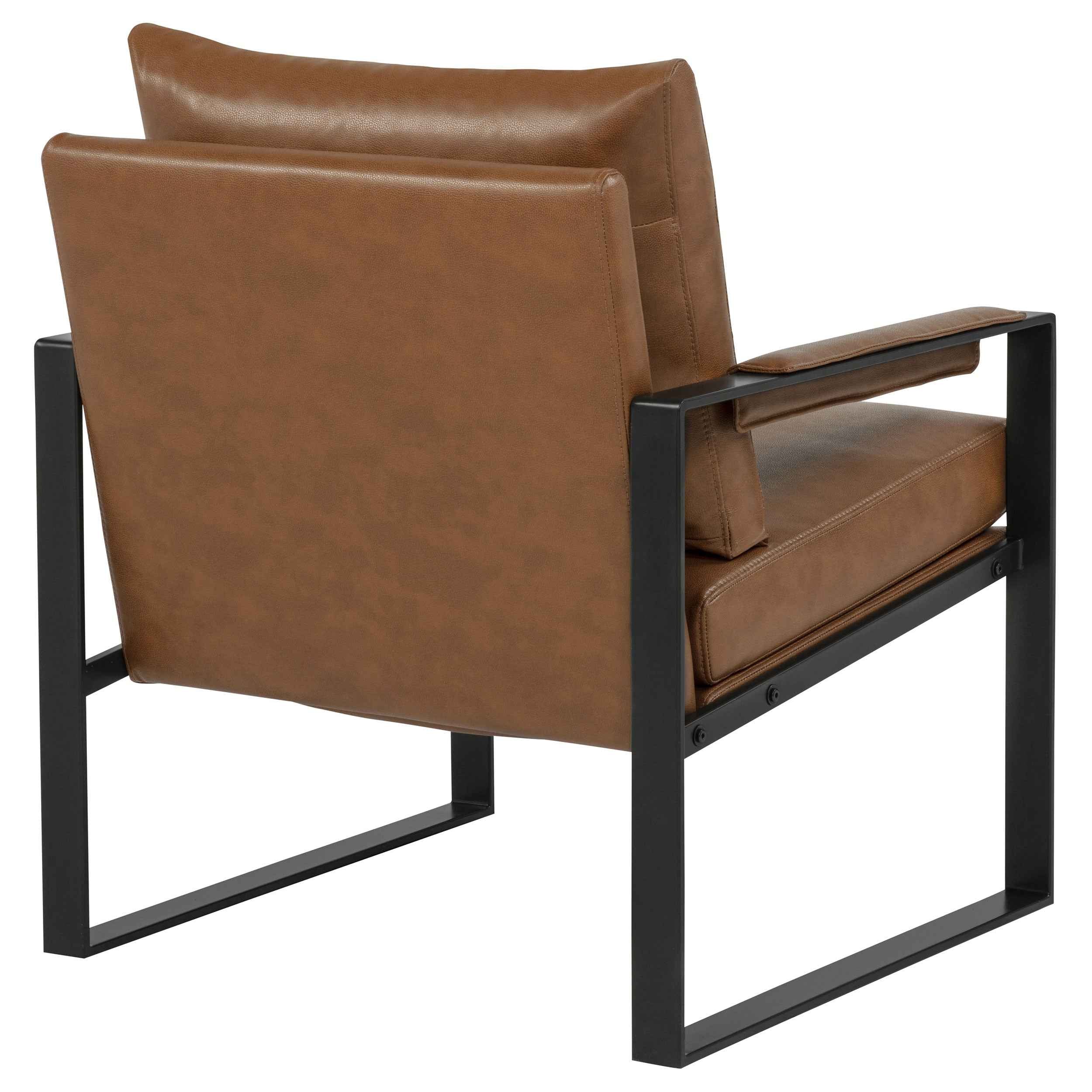 Rosalind Brown Upholstered Track Arm Accent Chair - Image 8