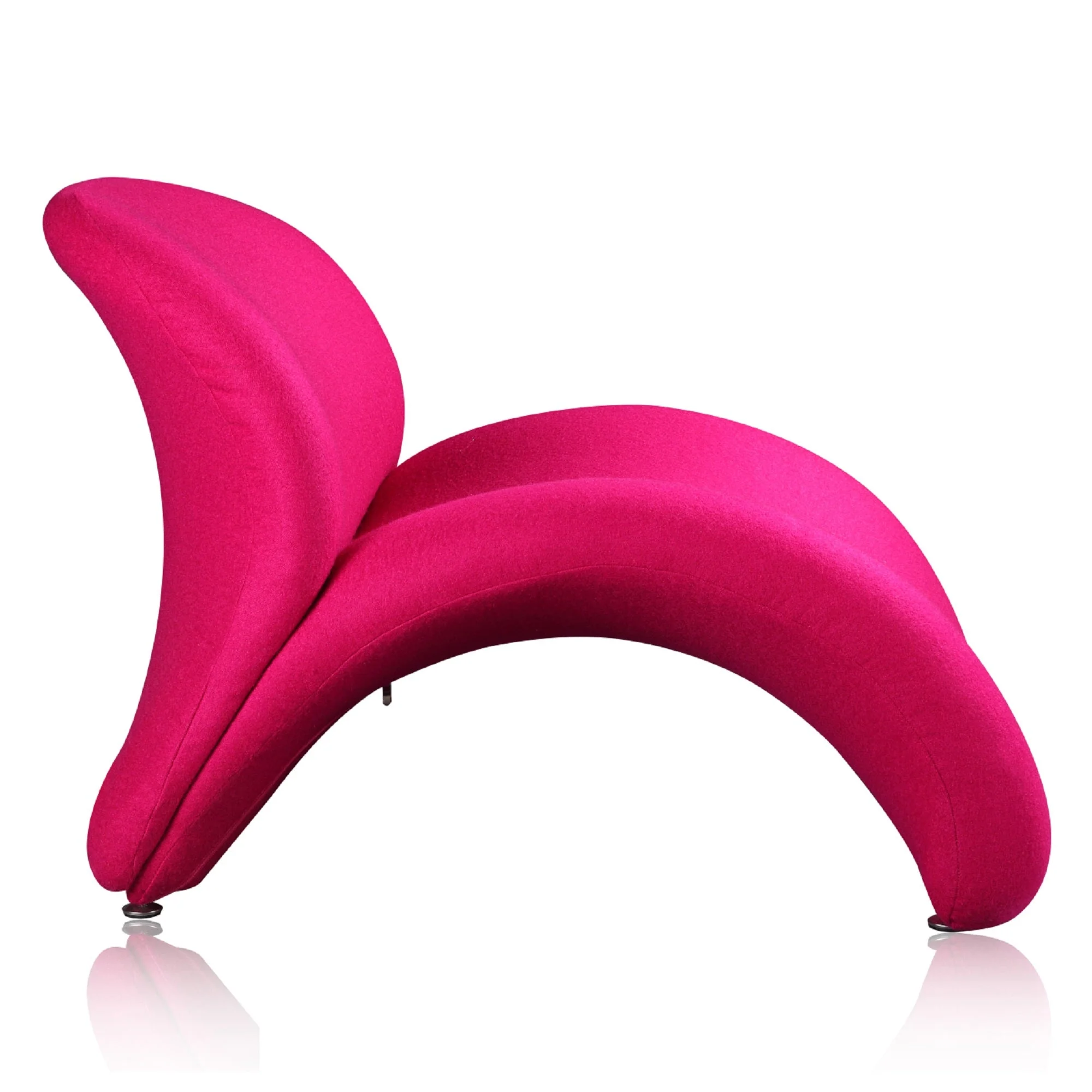 Rosebud Accent Chair in Fuchsia - Image 4