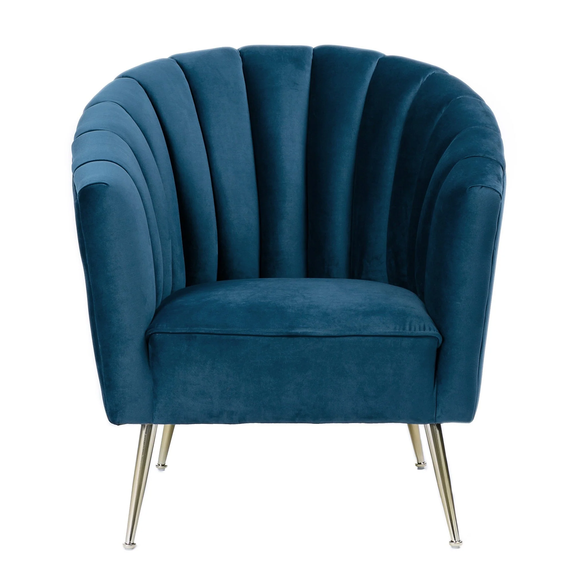 Rosemont Accent Chair in Blue and Gold - Image 4