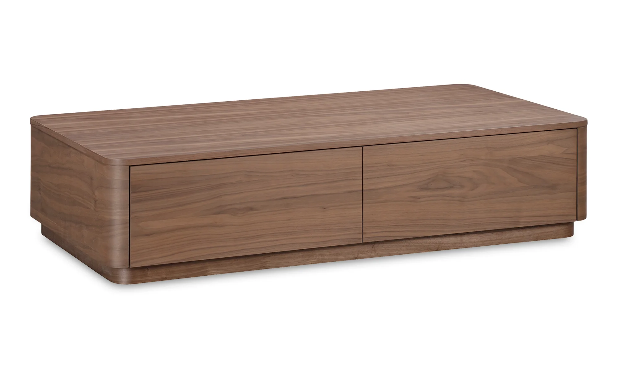Round Off Coffee Table Walnut Brown - Image 4