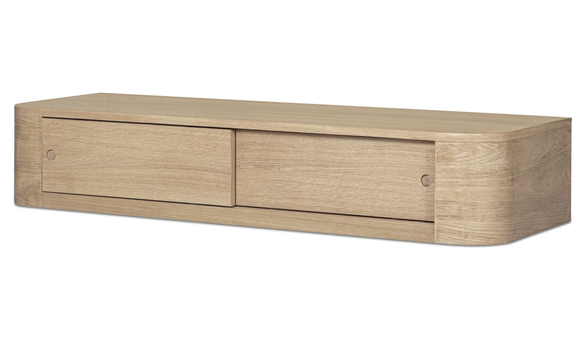 Round Off Floating Console Table Natural - Image 4